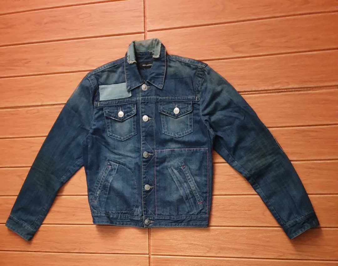 Dsquared2 Dsquared2 patchwork Japanese style denim jacket Size US M / EU 48-50 / 2 - 6 Thumbnail