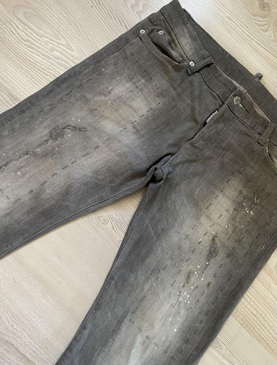 Dsquared2 Dsquared2 Cool Guy Black Distressed Denim Jeans Pants Italy Size US 34 / EU 50 - 3 Thumbnail
