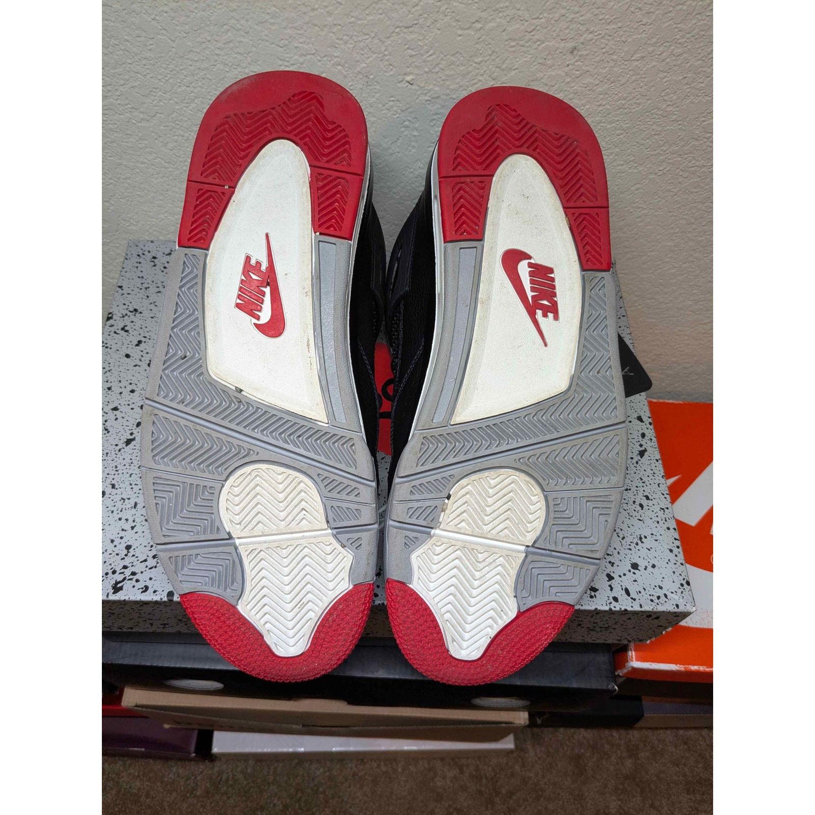 Jordan Brand Air Jordan 4 Retro Bred Reimagined Size 10.5 w/ OG Box 2024 Size US 10.5 / EU 43-44 - 4 Thumbnail