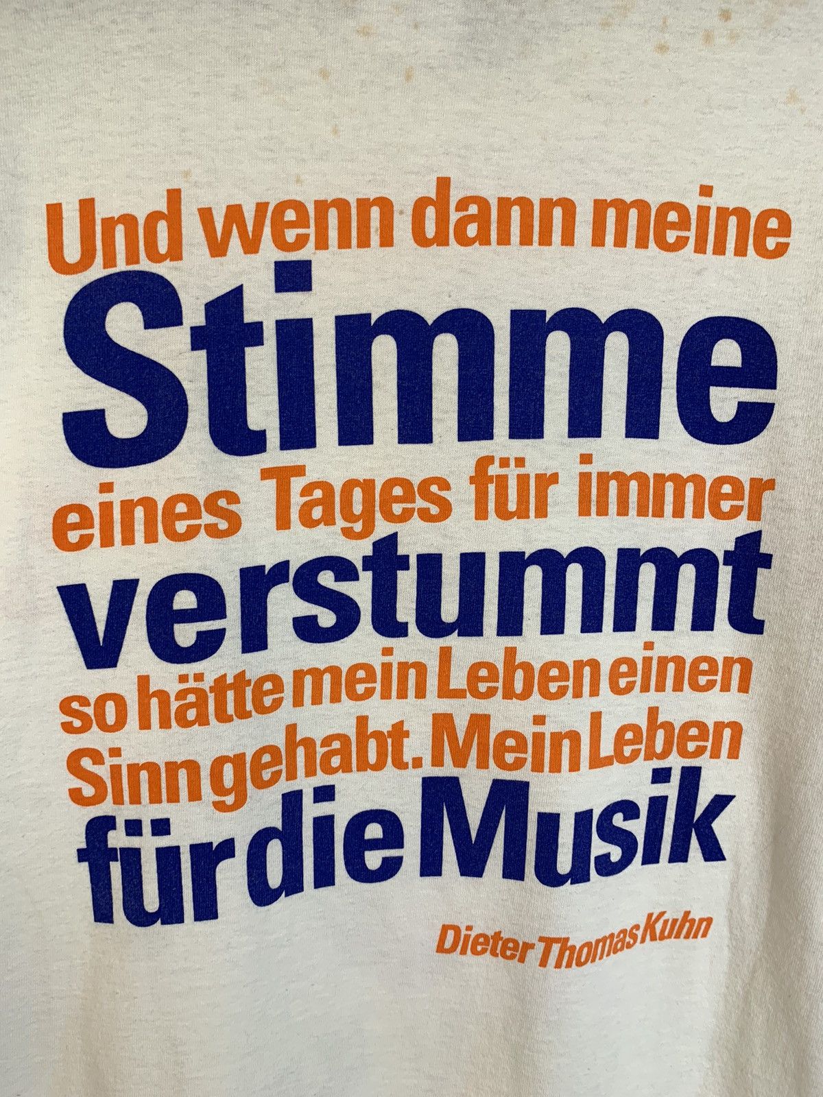 Band Tees × Vintage Vintage Dieter Thomas Kuhn Single Stitch T-shirt Size US L / EU 52-54 / 3 - 20 Thumbnail