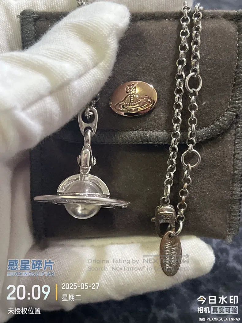 Vivienne Westwood vivienne westwood Silver Medium Orb Necklace Size ONE SIZE - 3 Thumbnail