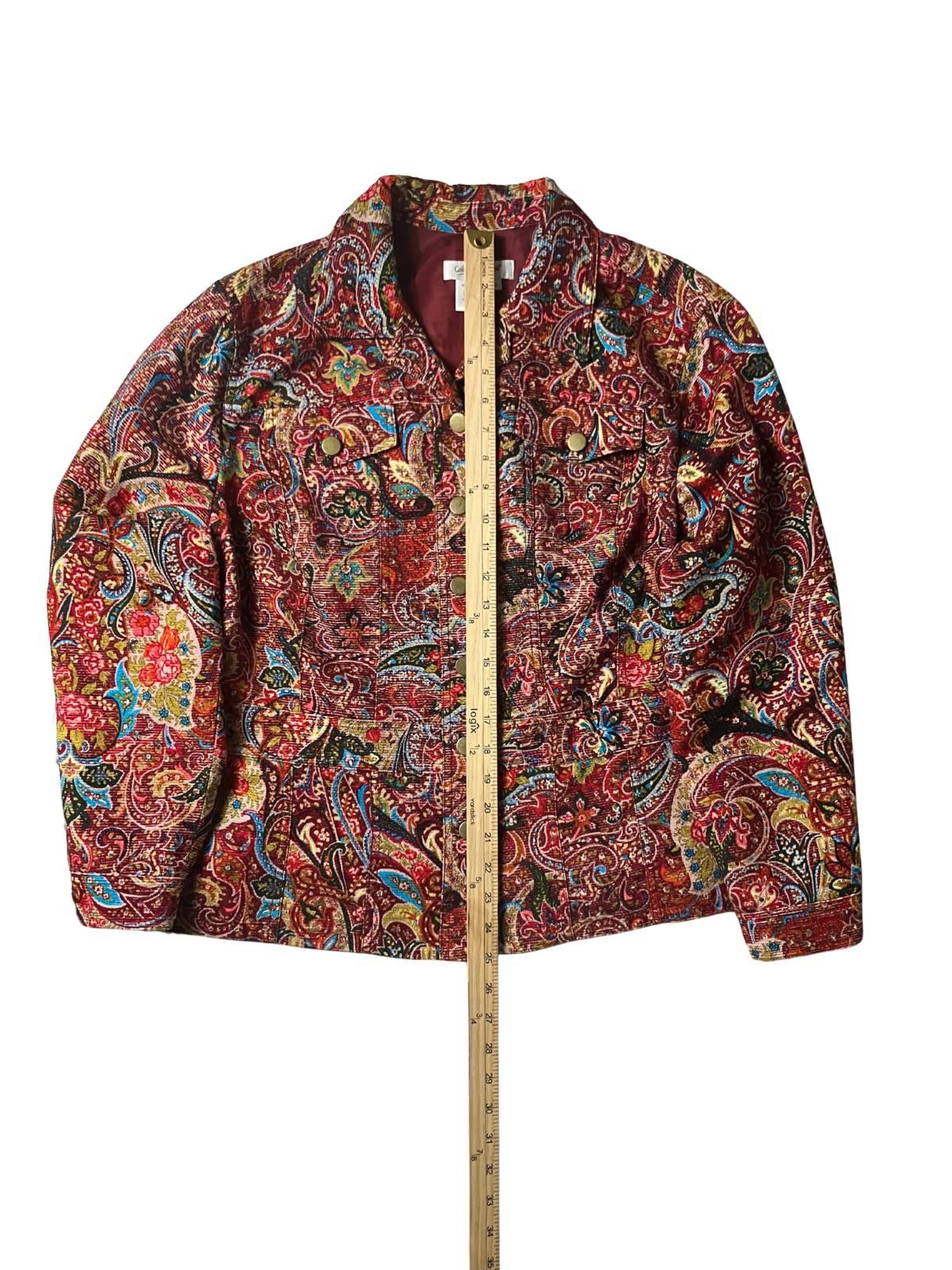 Coldwater Creek Coldwater Creek 2-Piece Paisley Jacket & Skirt Set PXL Size M / US 6-8 / IT 42-44 - 5 Thumbnail