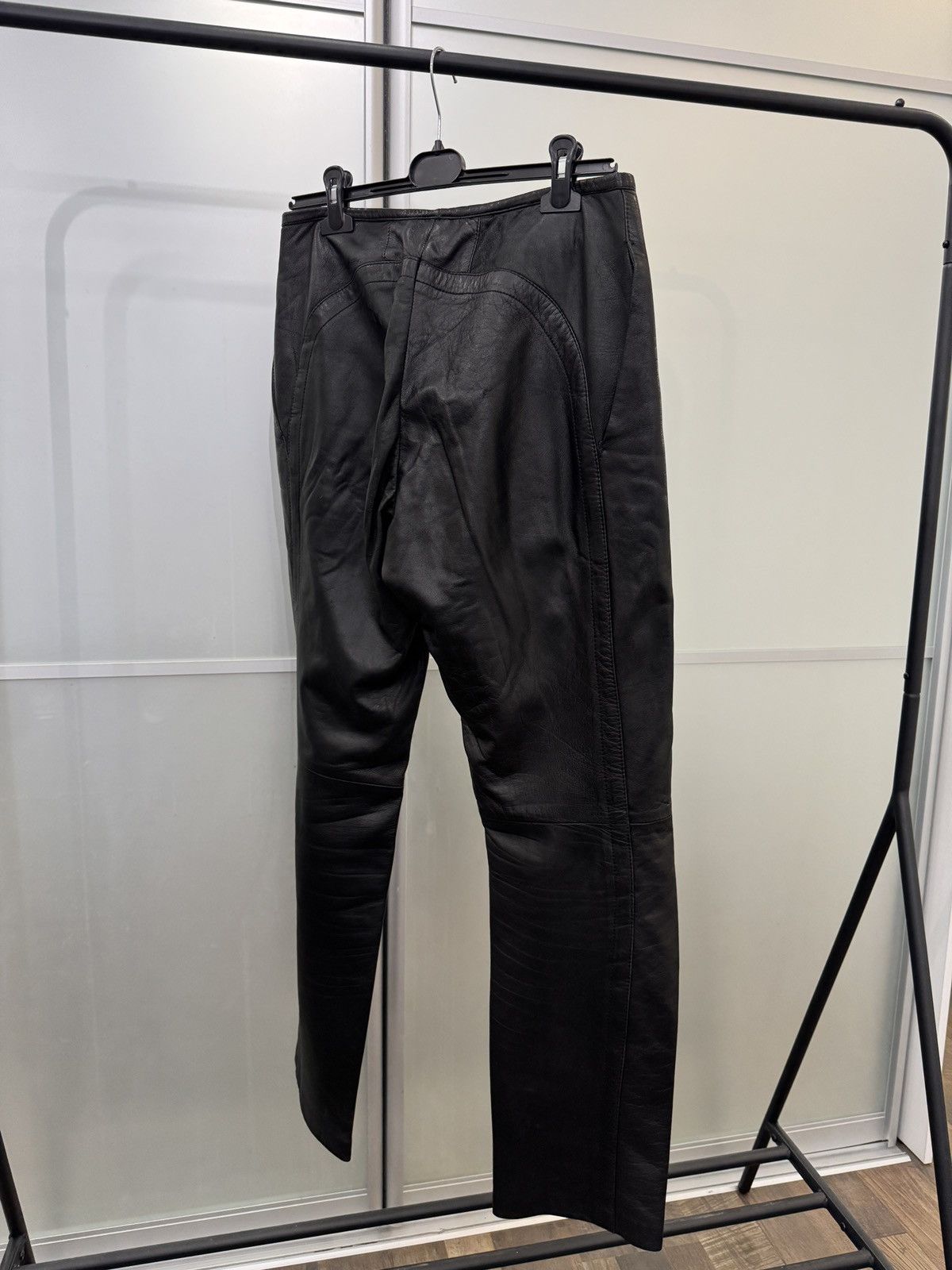 Dirk Bikkembergs A/W1998 Dirk Bikkembergs leather trousers Size US 32 / EU 48 - 3 Thumbnail