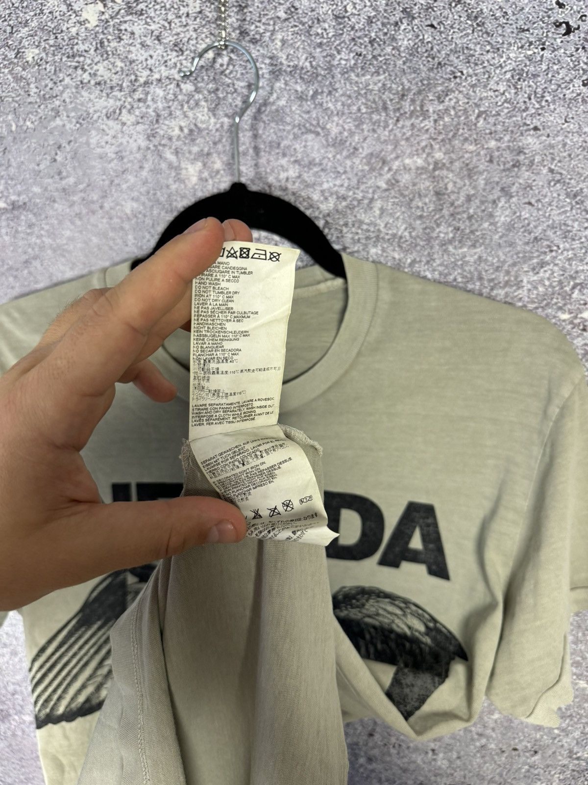 Dsquared2 DSQUARED2 T-Shirt Nevada Print Beige Small Men’s Size US S / EU 44-46 / 1 - 12 Thumbnail