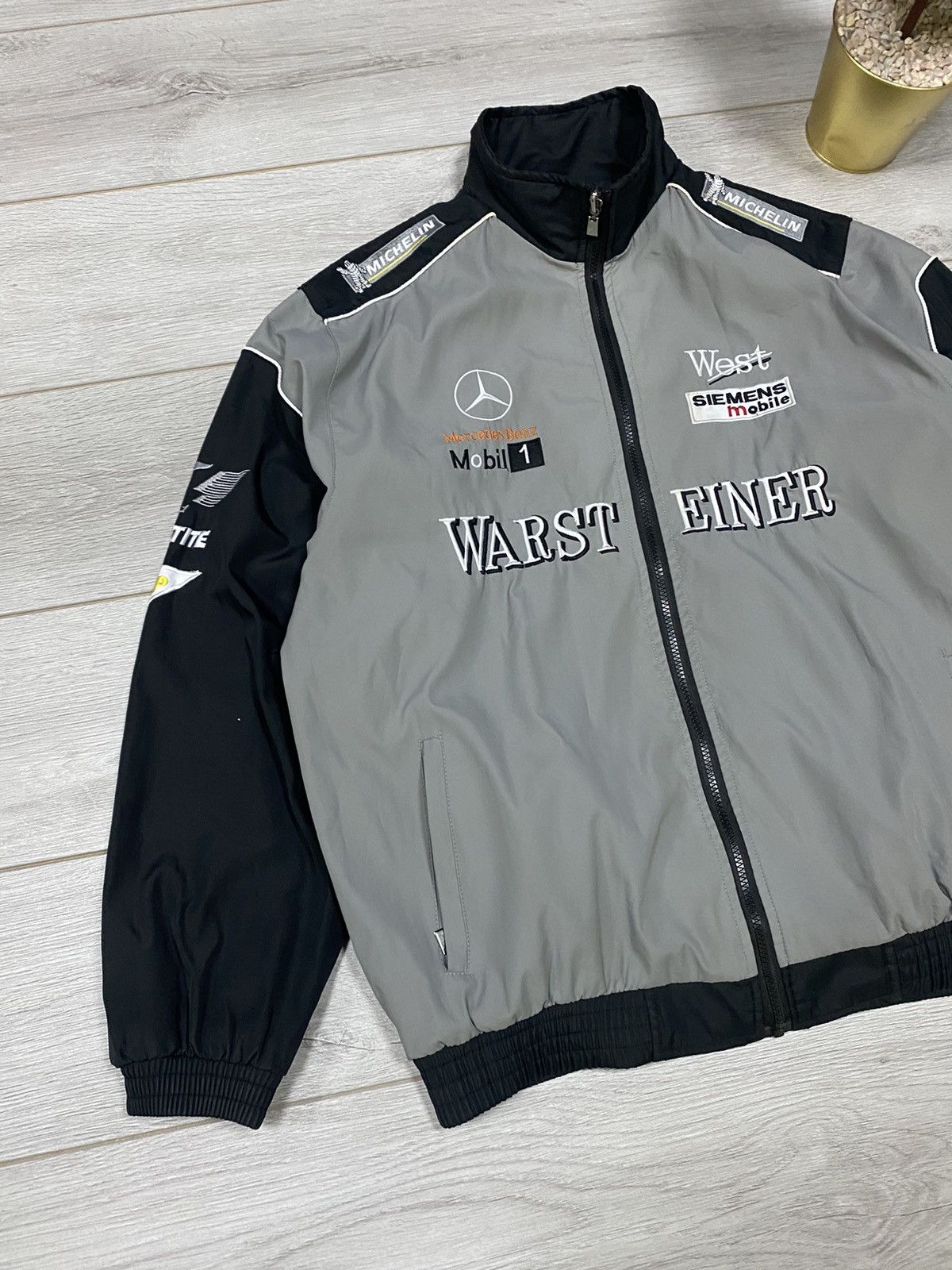 Warsteiner Mercedes reversible vintage racing jacket
