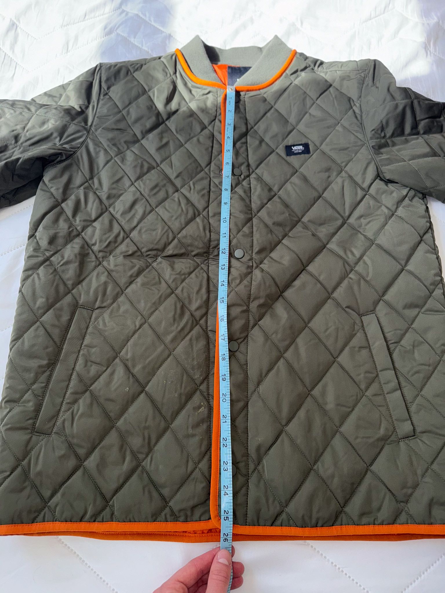 Vans Vans Forest Green Bomber Jacket Size US M / EU 48-50 / 2 - 4 Thumbnail