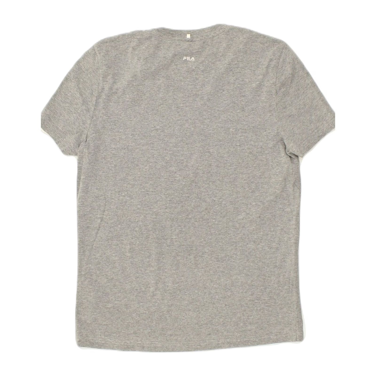 Fila FILA Mens Graphic T-Shirt Top Small Grey Cotton Size US S / EU 44-46 / 1 - 2 Thumbnail