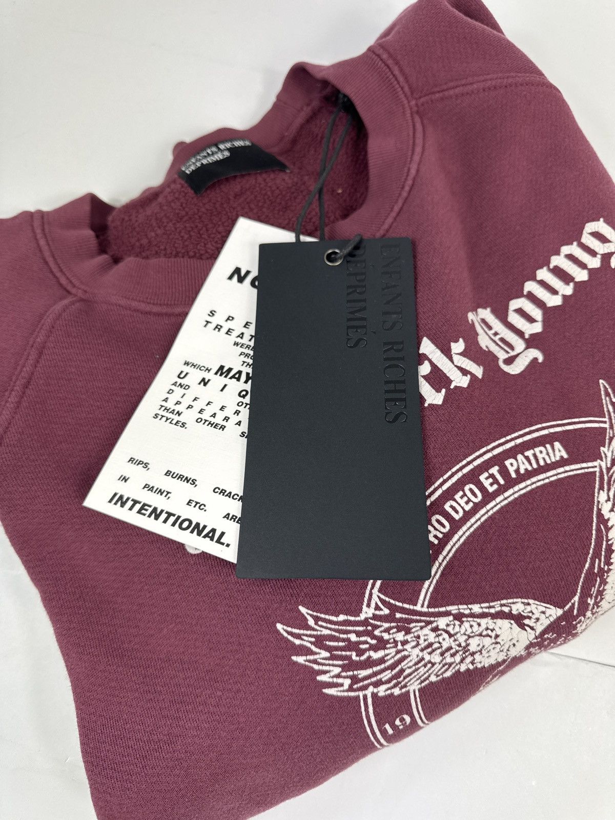 Enfants Riches Deprimes NEW YORK YOUNG REPUBLICAN CLUB BURGUNDY JUMPER Size US S / EU 44-46 / 1 - 9 Thumbnail