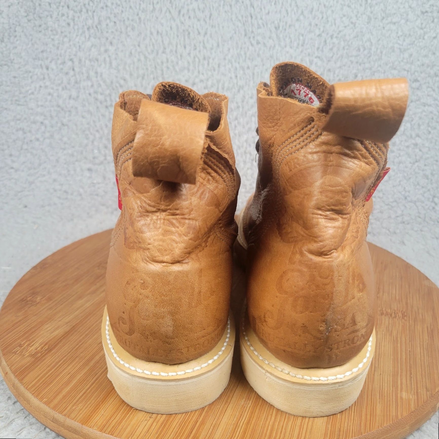 GORILLA Shoes Men\'s 9 EE Chukka Boots Brown Leather Soft Toe Made in Korea Gorilla Men main image 4