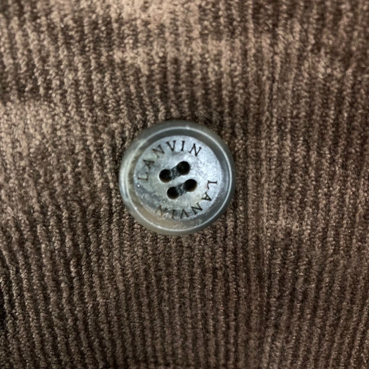 Lanvin Vintage Lanvin Classique Flat Button Corduroy Coat Blazer Size US M / EU 48-50 / 2 - 3 Thumbnail