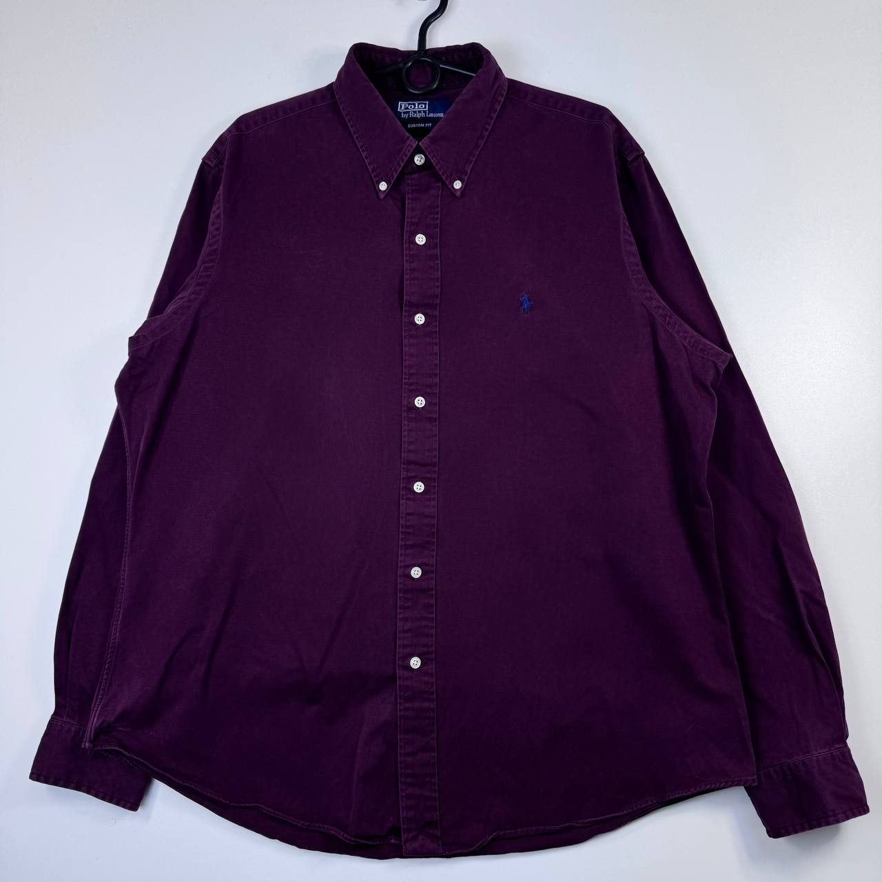 Polo Ralph Lauren Polo Ralph Lauren Button Down Shirt Burgundy Custom Size XL Size US XL / EU 56 / 4 - 1 Thumbnail