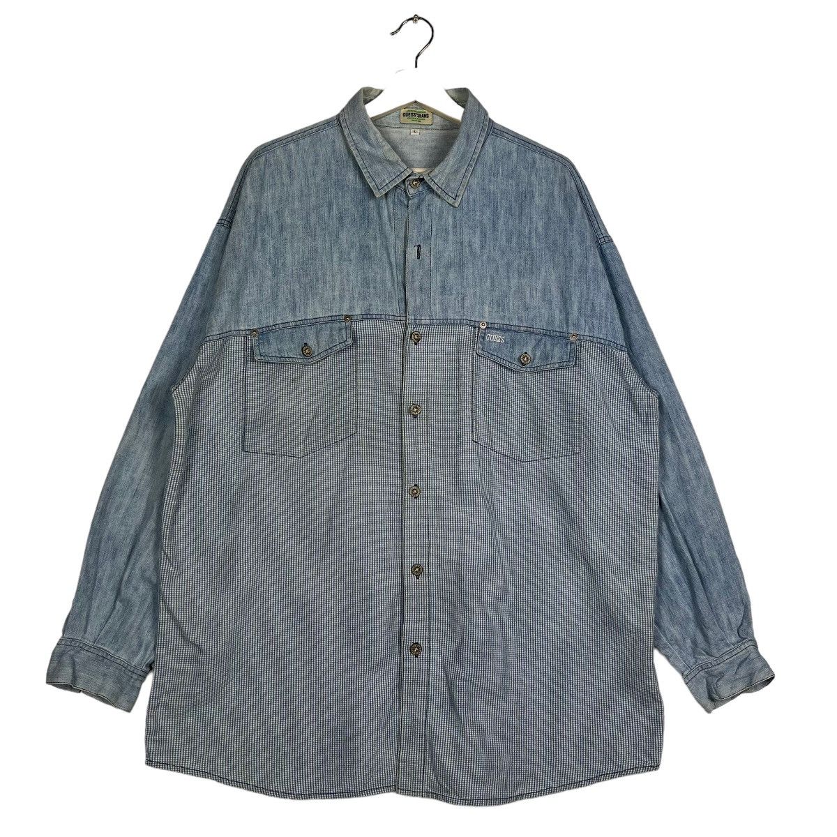 Guess 🔥 GUESS JEANS HIKORY STRIPE SHIRT JACKET MADE IN USA Size US L / EU 52-54 / 3 - 2 Thumbnail