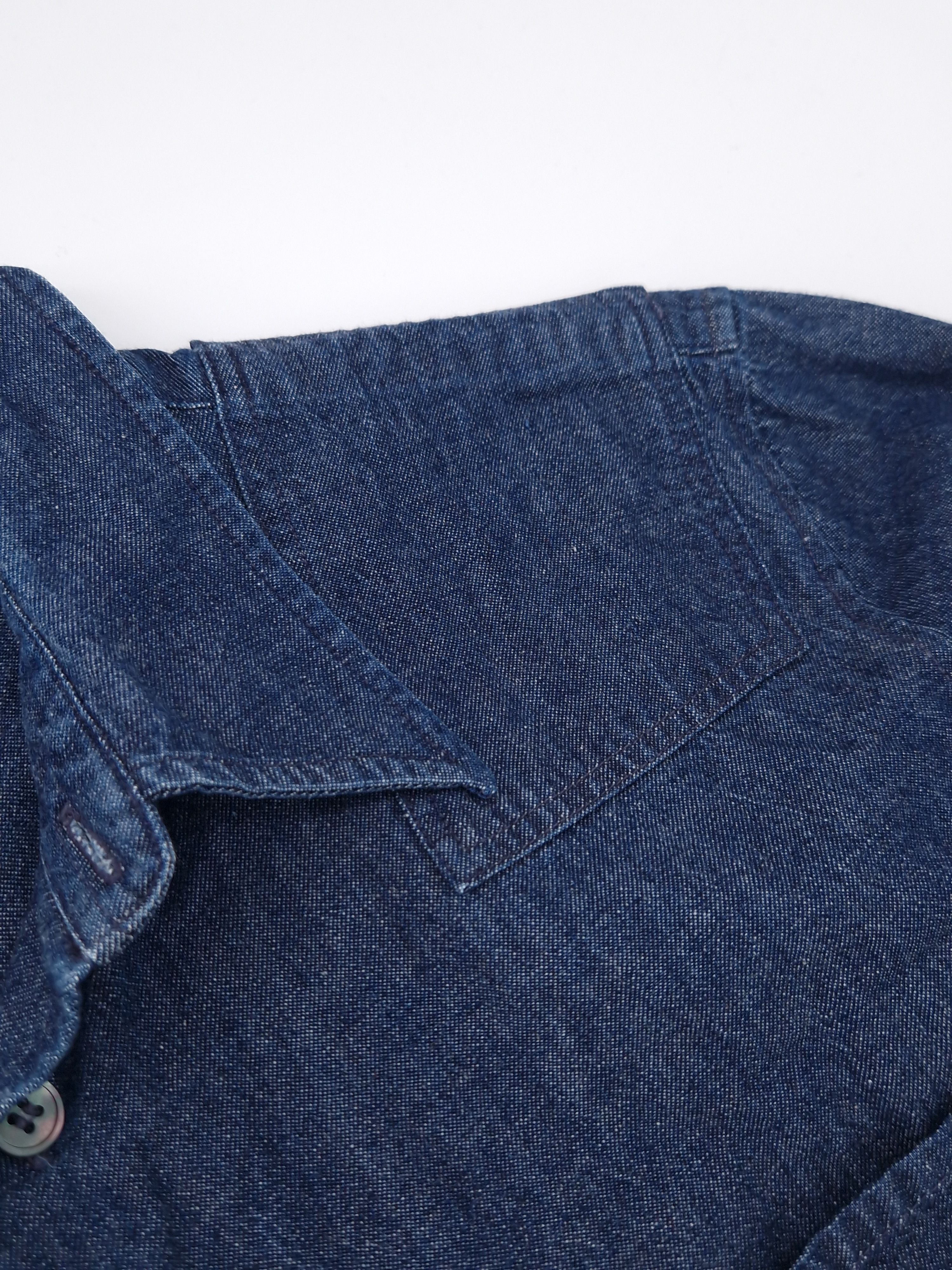 Helmut Lang 1998 Raw Denim shirt Size US M / EU 48-50 / 2 - 4 Thumbnail