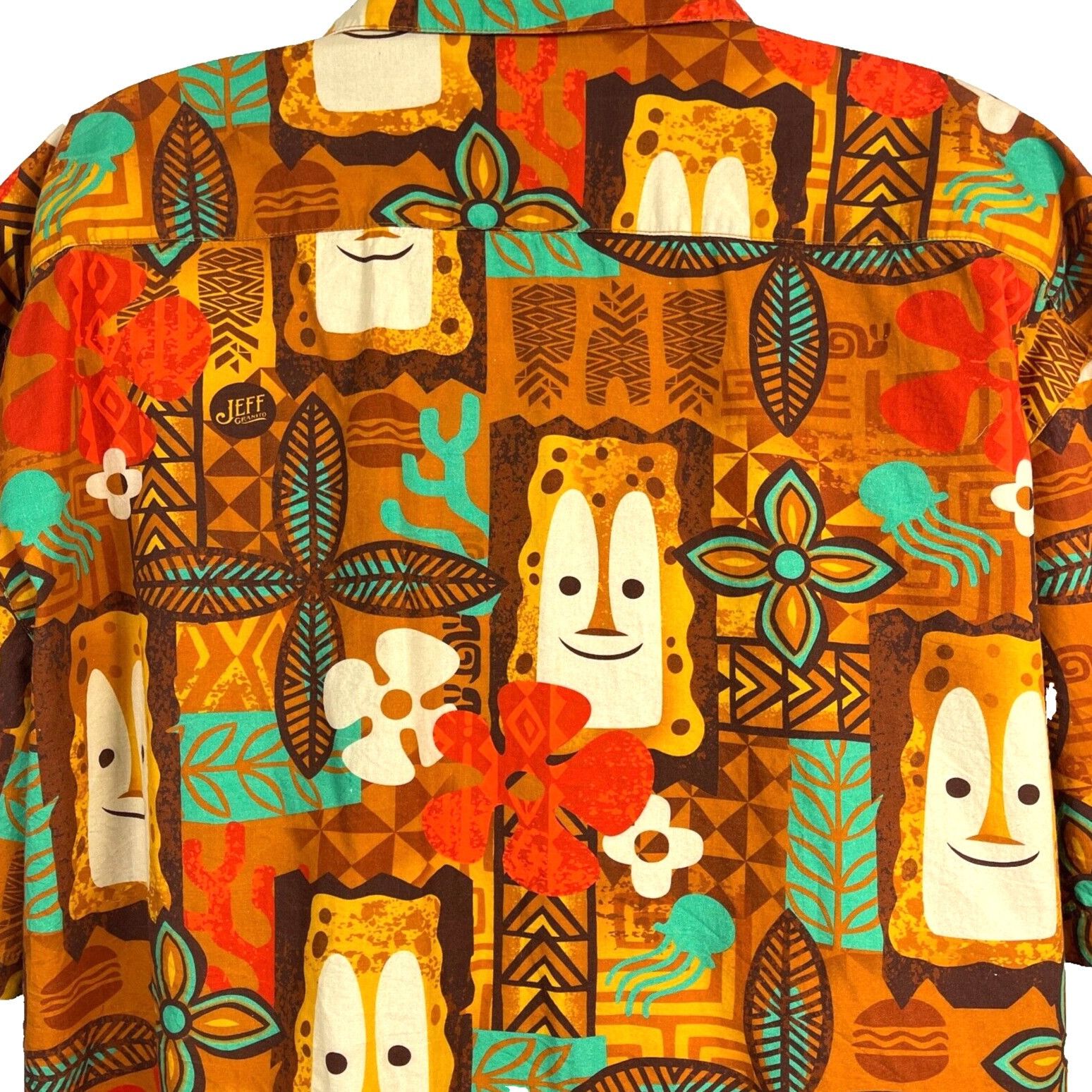 Other Jeff Granito SpongeBob Mens Tiki Hawaiian Shirt size 3XL 58 Size US XXL / EU 58 / 5 - 5 Thumbnail