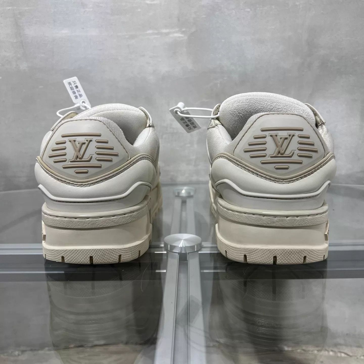 Louis Vuitton LV Trainer Pangding Cream UK6 40 Size US 7 / EU 40 - 6 Thumbnail
