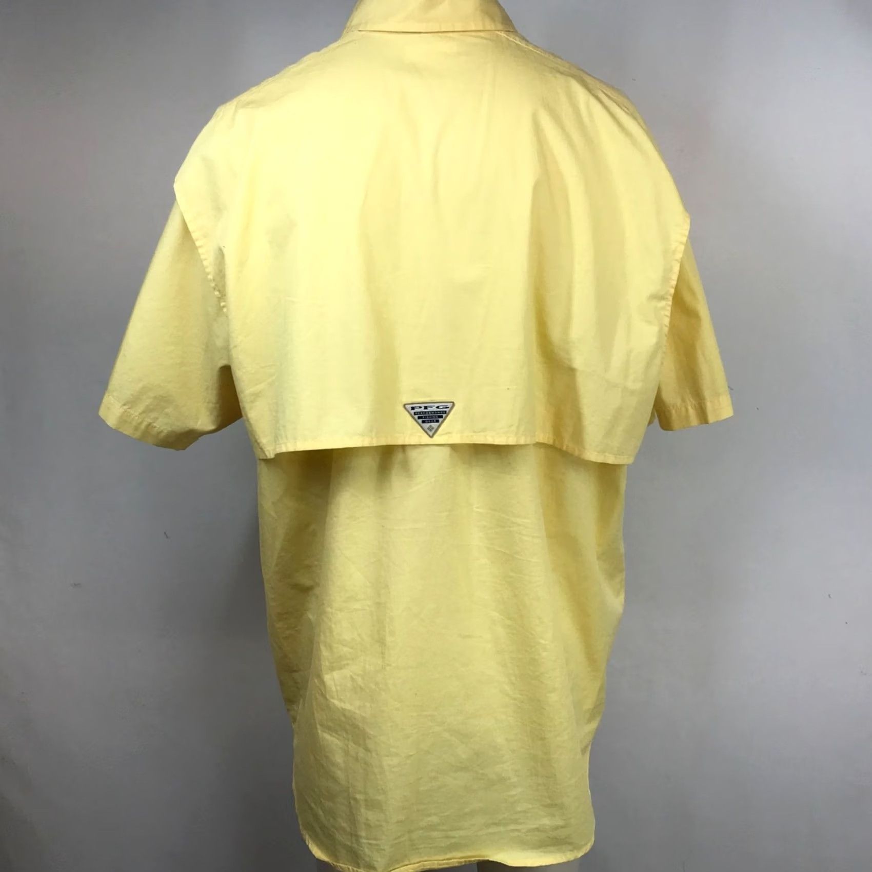 Vintage Columbia Mens Medium Yellow Short Sleeve Collared Button PFG Shirt Size US M / EU 48-50 / 2 - 5 Thumbnail