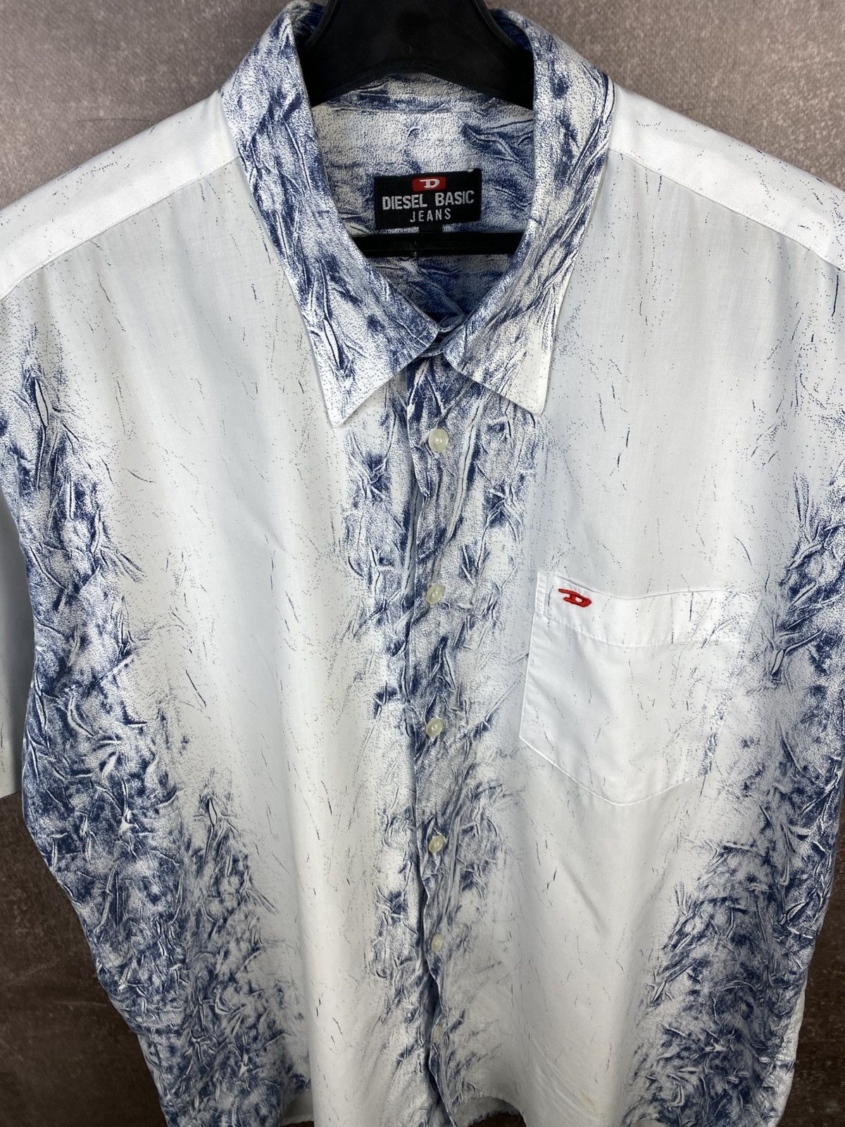 Diesel Y2K Vintage Diesel Button Up Shirt Avant Garde Streetwear Size US XL / EU 56 / 4 - 4 Thumbnail