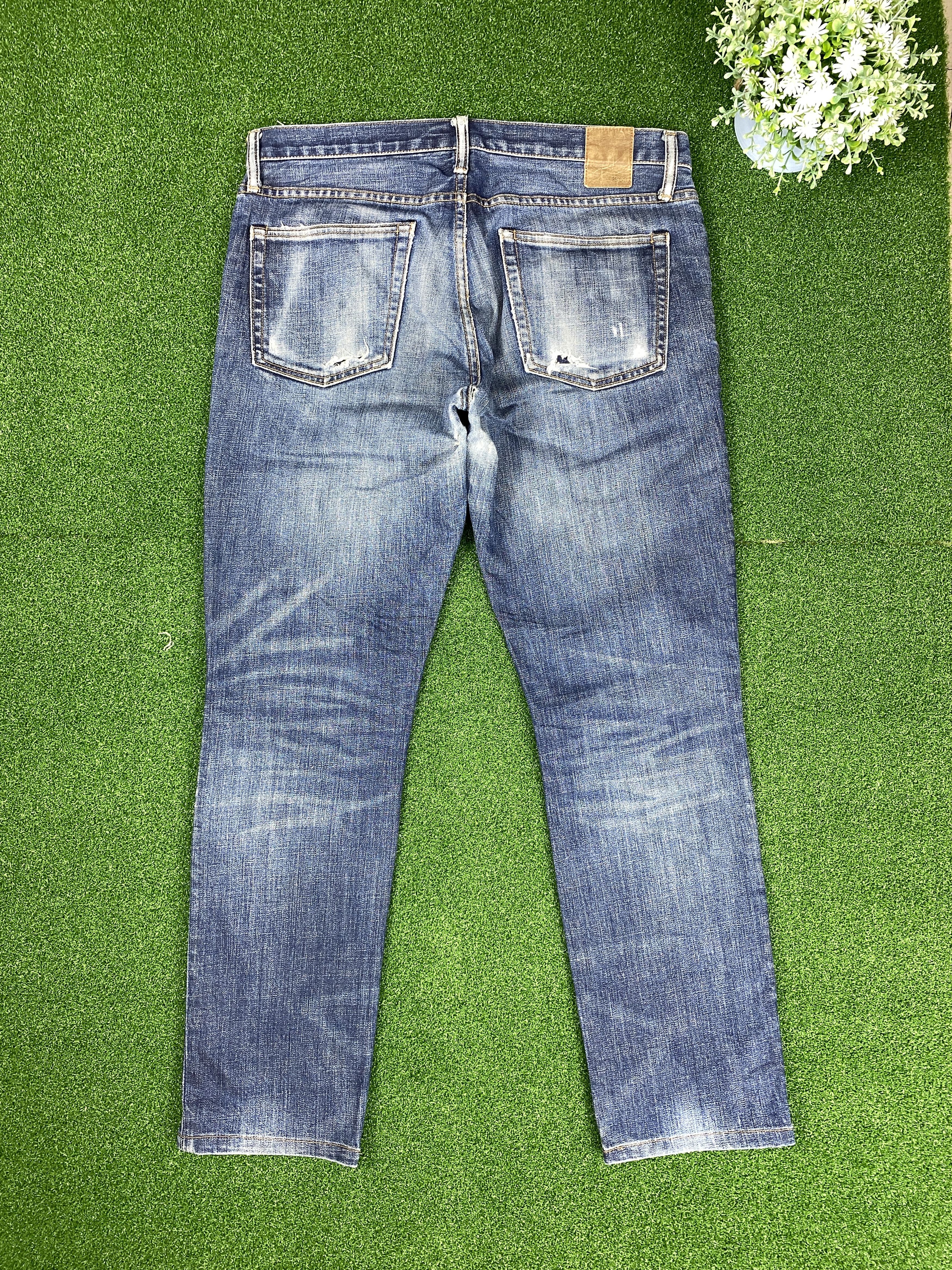 Gap Vintage Gap Distressed Faded Blue Jeans CP0041 Size US 35 - 8 Thumbnail