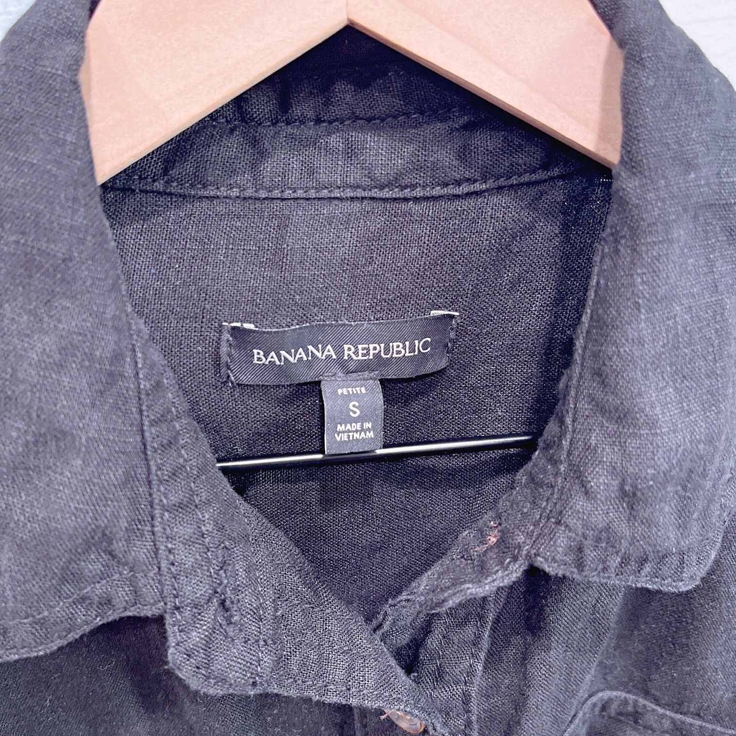 Banana Republic BANANA REPUBLIC Heritage Linen Scout Dress Black Womens SP Size S / US 4 / IT 40 - 7 Thumbnail