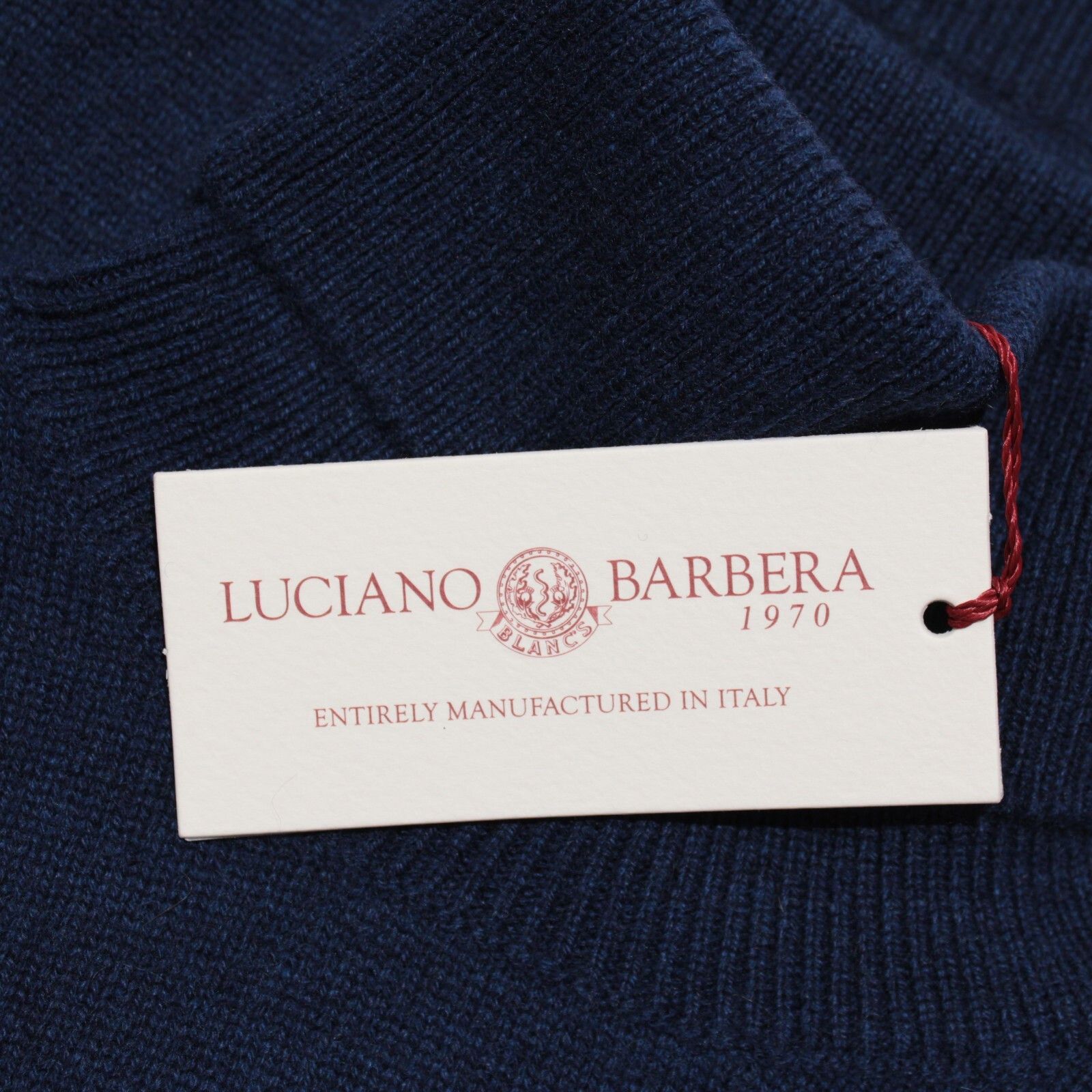 Luciano Barbera Luciano Barbera Sweater Size US M in Blue Size US M / EU 48-50 / 2 - 2 Thumbnail