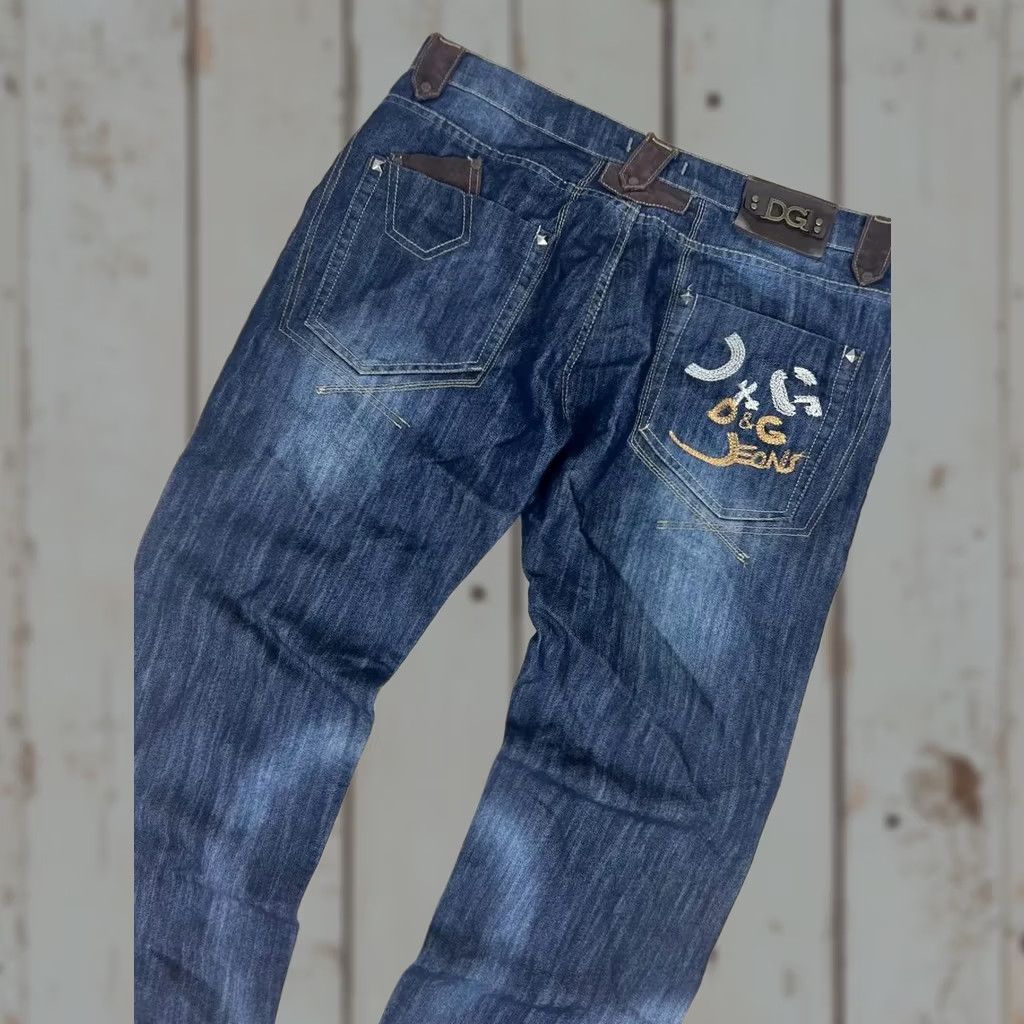 Dolce & Gabbana VINTAGE Dolce&Gabbana Jeans Big Logo Denim DG Y2K 90s Men Size 38 Blue Size US 38 / EU 54 - 1 Thumbnail