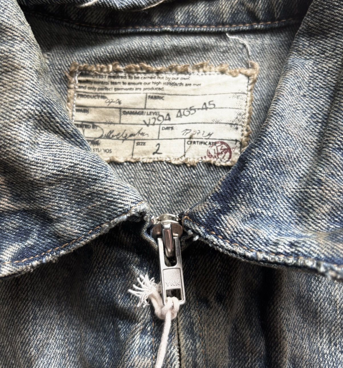 No Faith Studios No/Faith Studios Japanese Dust Selvedge Trucker Jacket Size US M / EU 48-50 / 2 - 4 Thumbnail