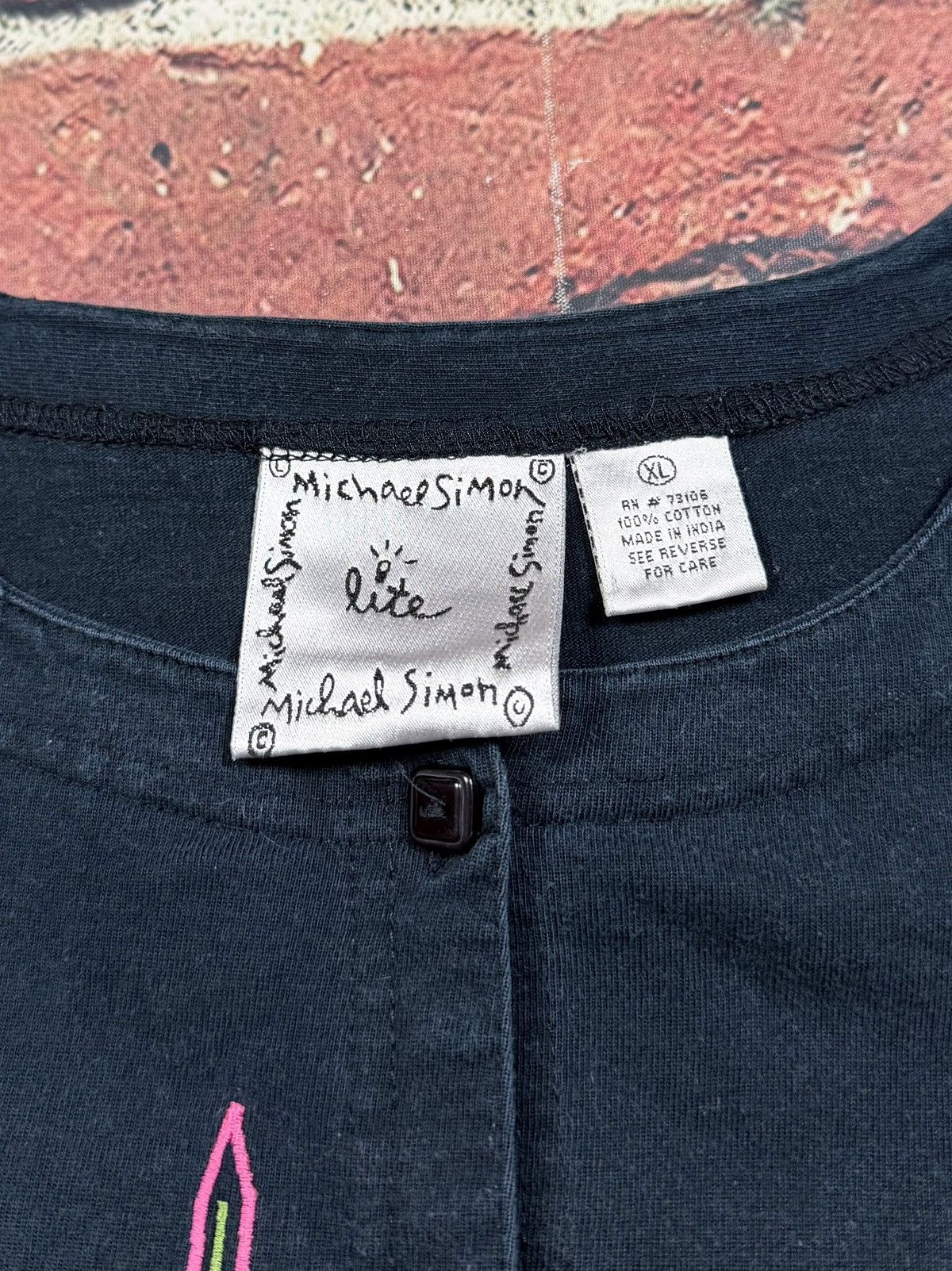 Other Michael Simon Lite Cardigan Cropped City Skyline Cars Houses Size XL / US 12-14 / IT 48-50 - 9 Thumbnail