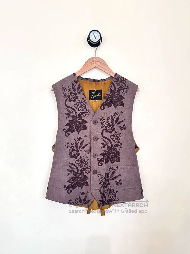 Needles Floral butterfly vest