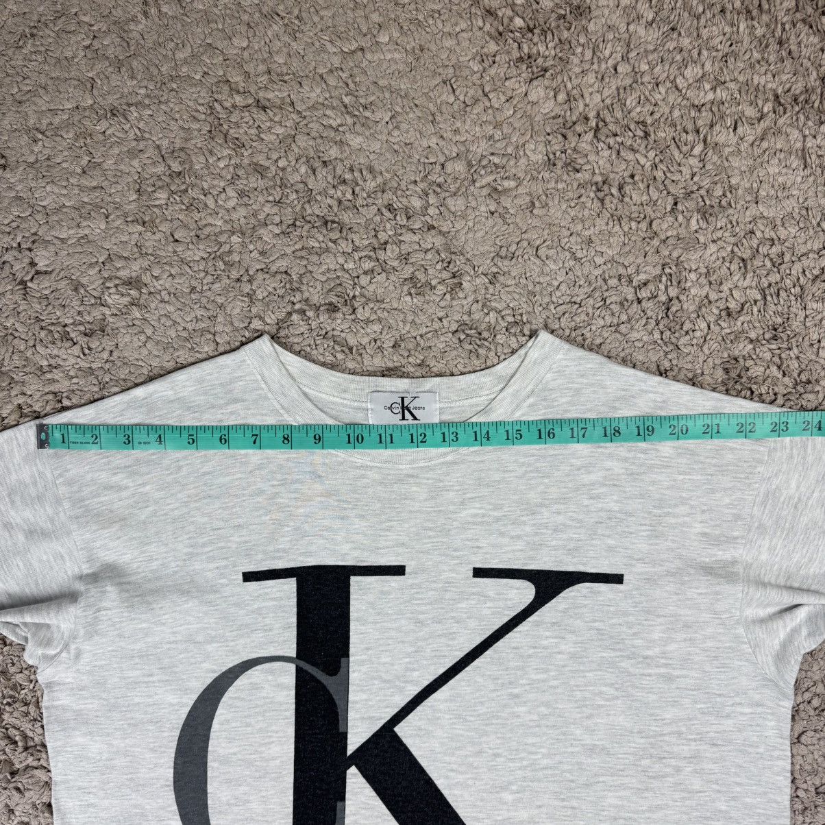 Calvin Klein Vintage Calvin Klein CK Big Logo T-shirt Size US L / EU 52-54 / 3 - 14 Thumbnail