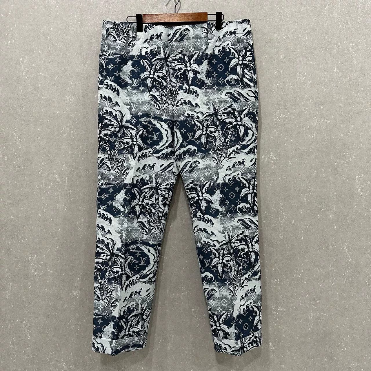Louis Vuitton Louis Vuitton SS24 Plant Print Casual Pants Size US 35 - 1 Thumbnail