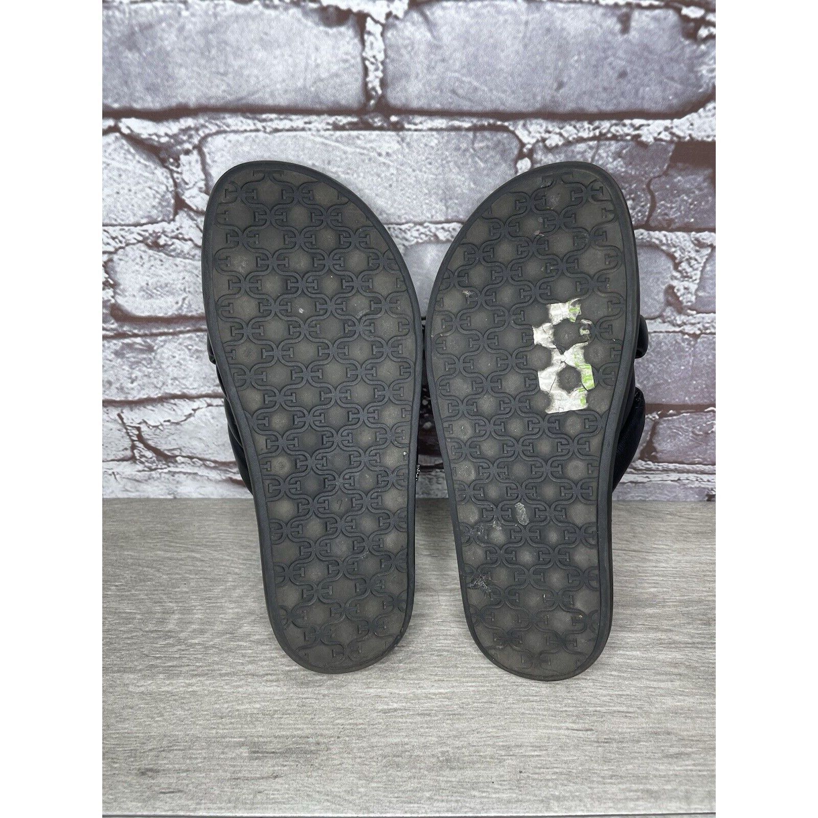 Sam Edelman Sam Edelman Vaugn Black Leather Braid Casual Slides Sandals Size US 6.5 / IT 36.5 - 12 Thumbnail