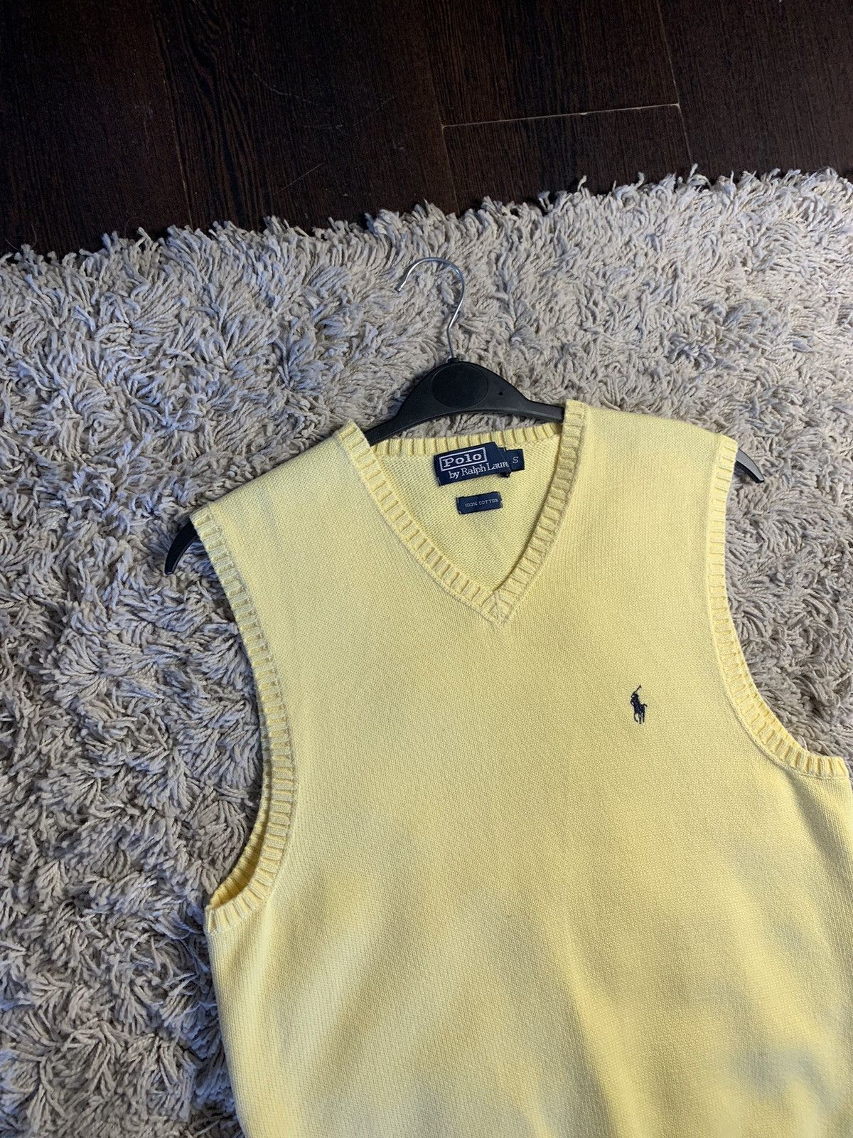 Polo Ralph Lauren × Ralph Lauren × Vintage Vintage Polo Ralph Lauren yellow Vest Size US S / EU 44-46 / 1 - 4 Thumbnail