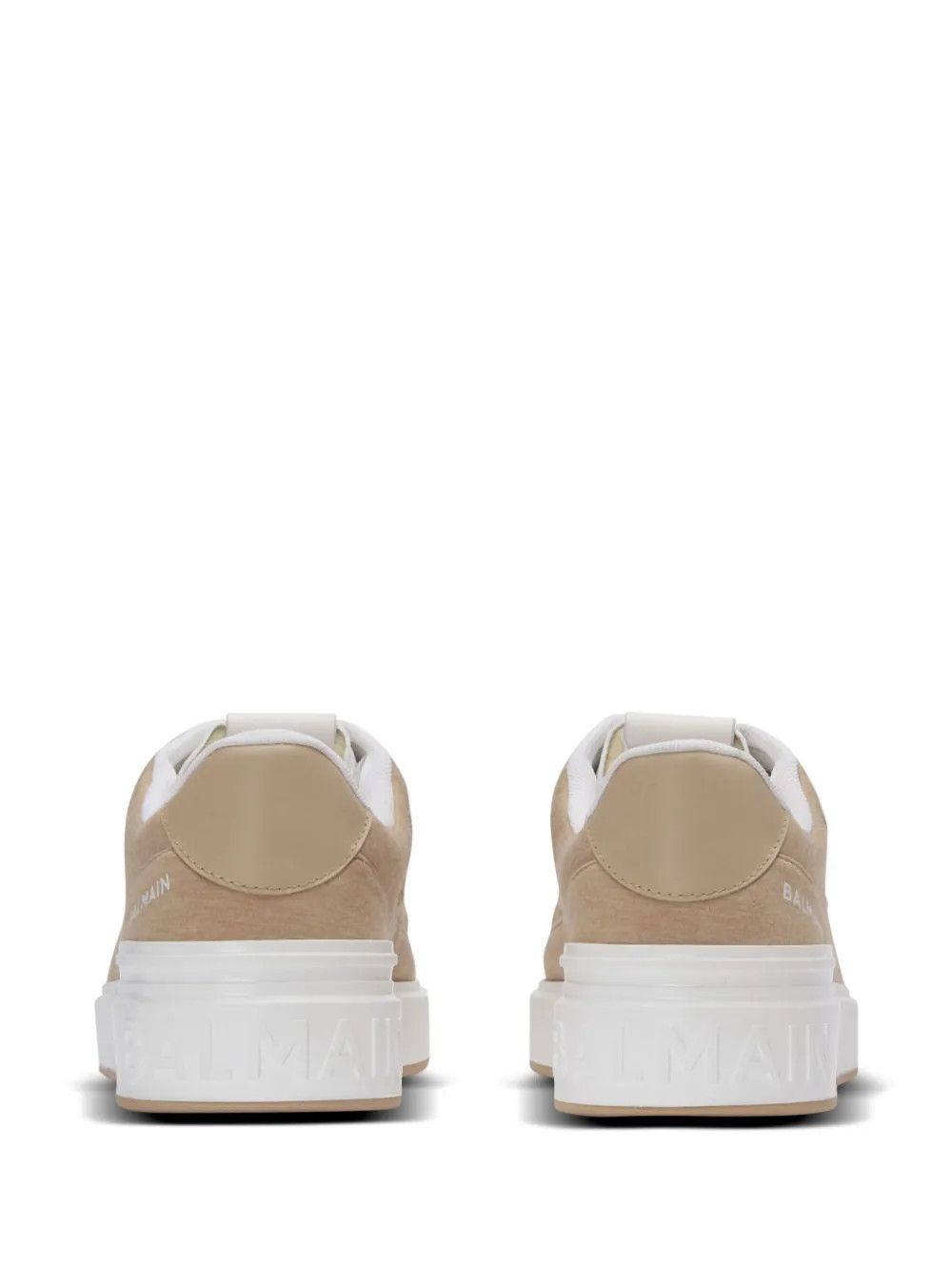 Balmain o1s1wg111225 B-Court Skate Sneakers in Beige Size US 5 / IT 35 - 7 Thumbnail