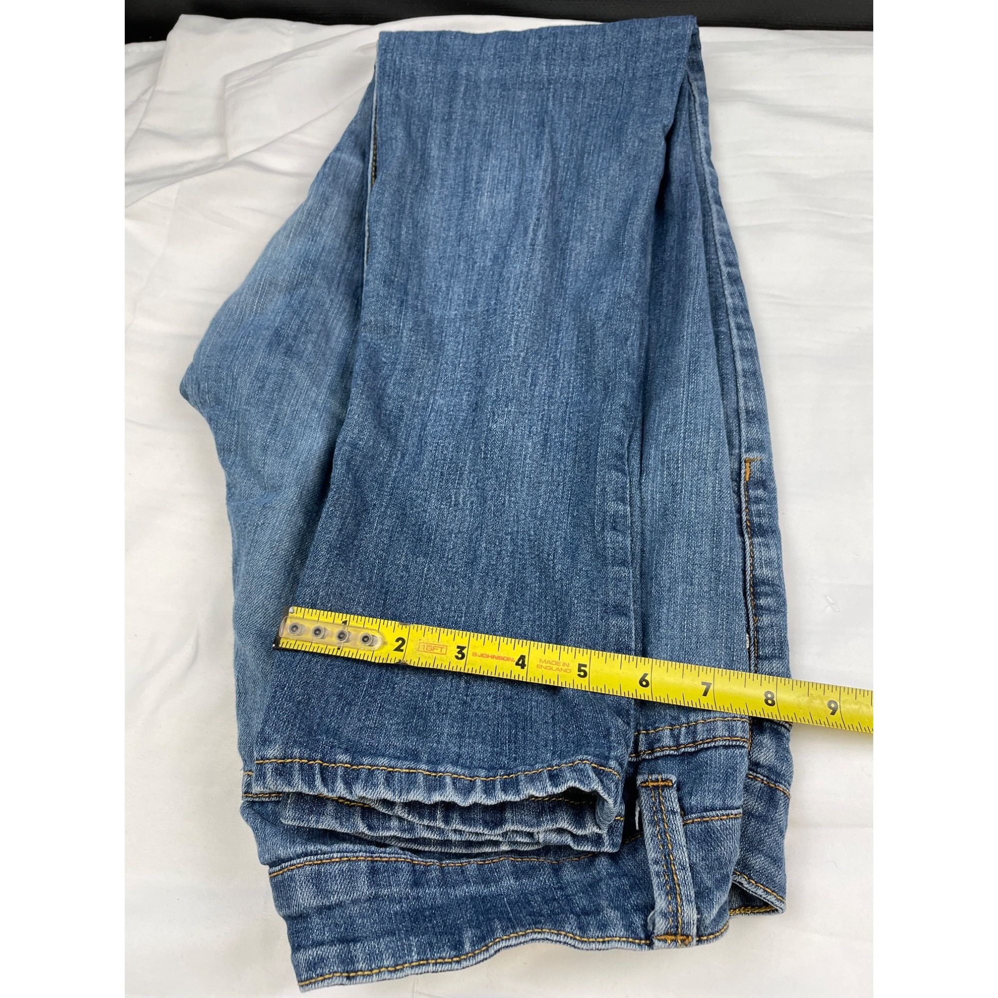 Rocawear Rocawear Women's Blue Straight/Stretch Jeans Embroidered po Size 27" / US 4 / IT 40 - 7 Thumbnail