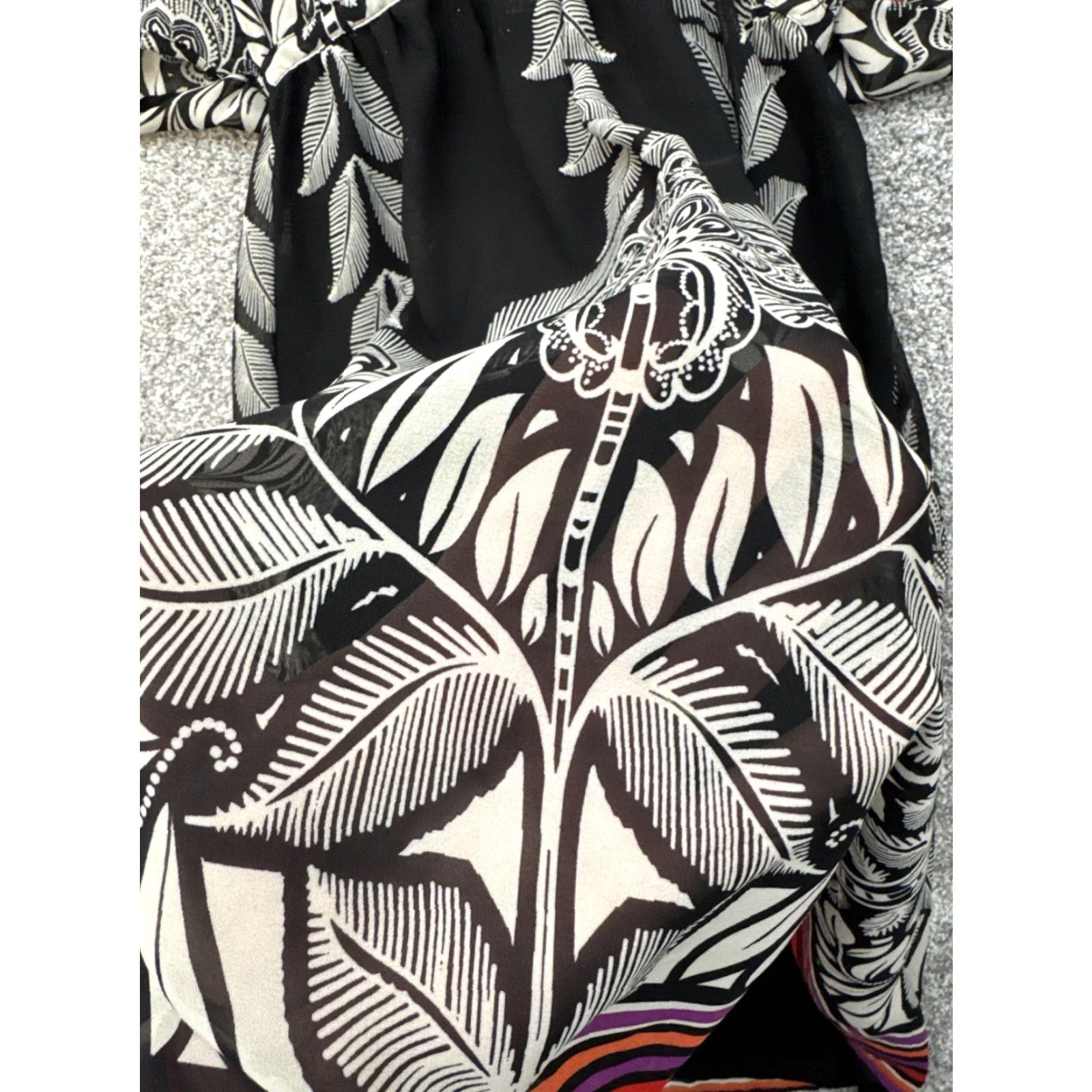 Mossimo Mossimo Dress S Short Sleeve Boho Indie Sleaze Retro Y2K Eclectic Festival Artsy Lined Multicolor Floral Fit & Flare Women Mens? Wait. Size S / US 4 / IT 40 - 5 Thumbnail