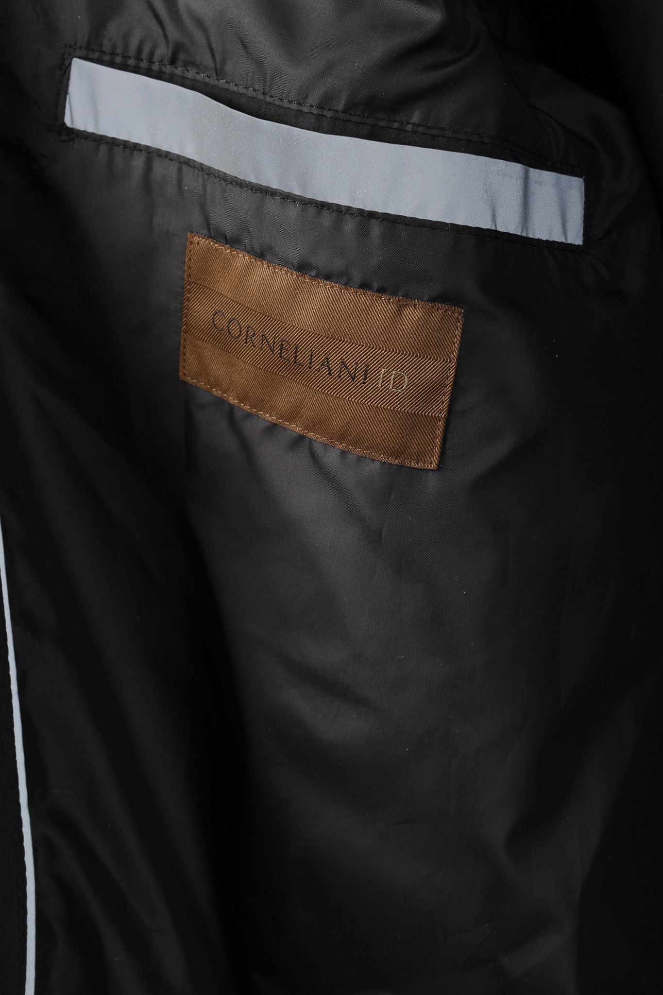 Corneliani Corneliani Black Combi Zip Sporty Bomber Jacket Size US XL / EU 56 / 4 - 10 Thumbnail