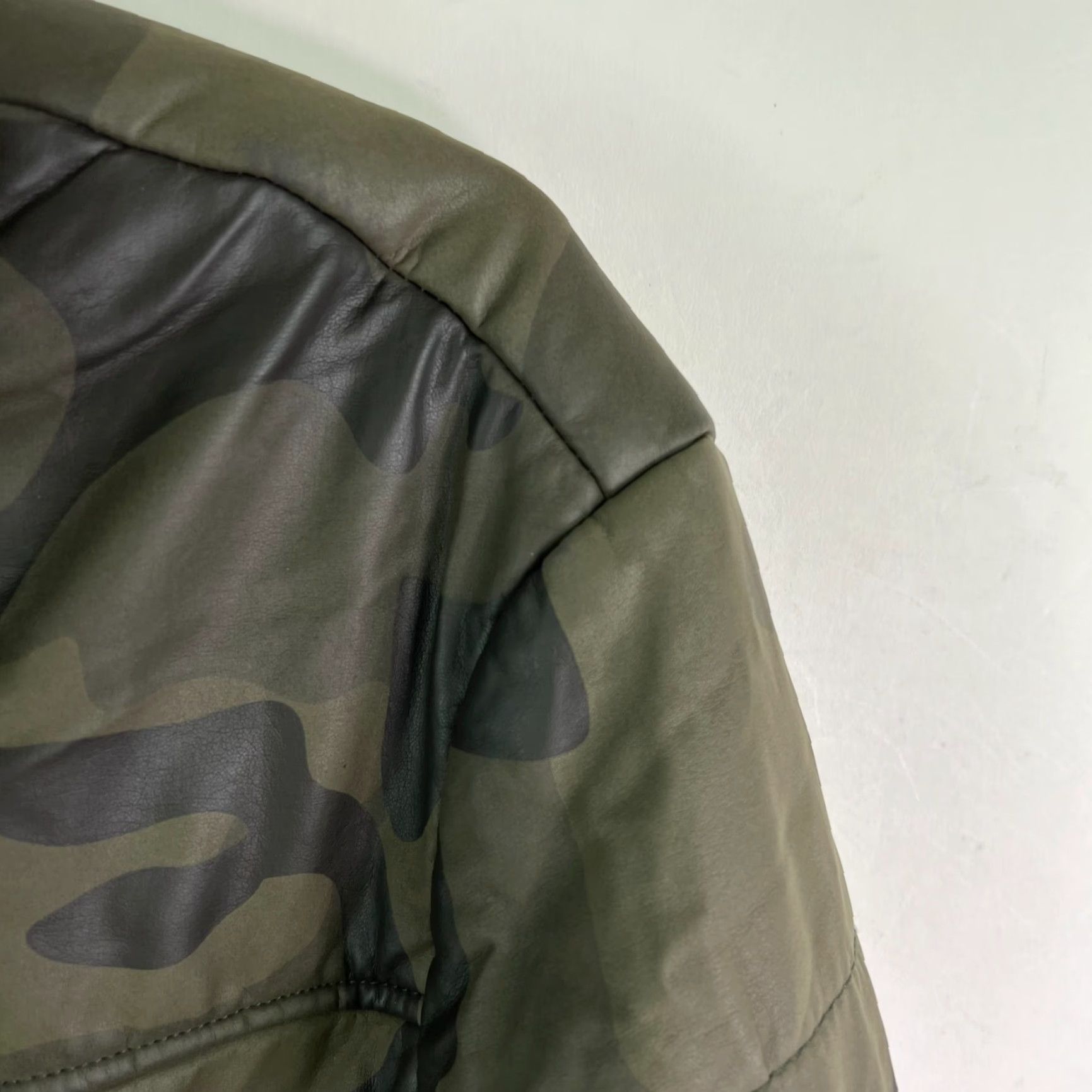 Bagatelle NYC Coated Camo Puffer Womens Jacket Size XS