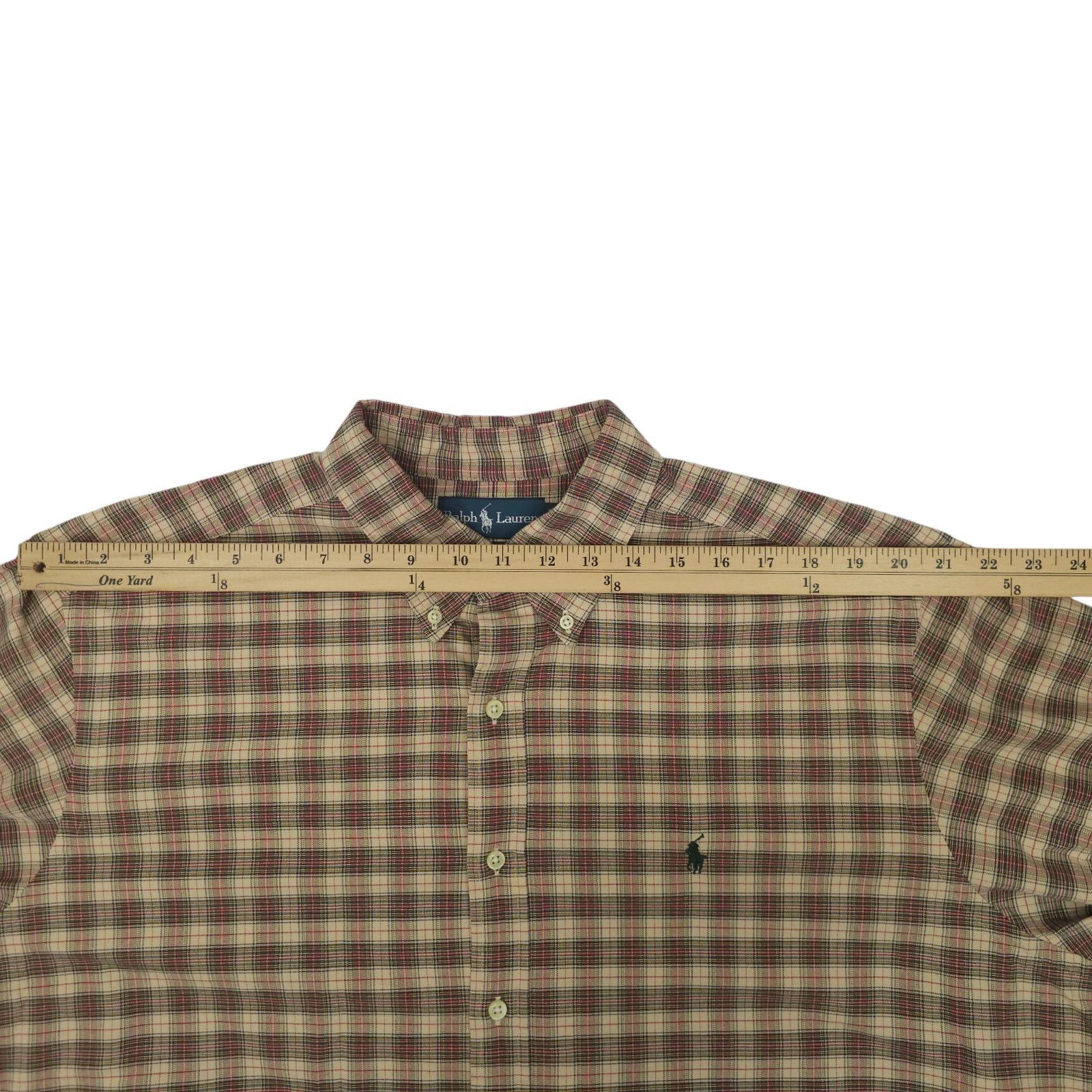 Polo Ralph Lauren Polo Ralph Lauren Shirt XXL Plaid Button Down Long Sleeve Size US XXL / EU 58 / 5 - 5 Thumbnail