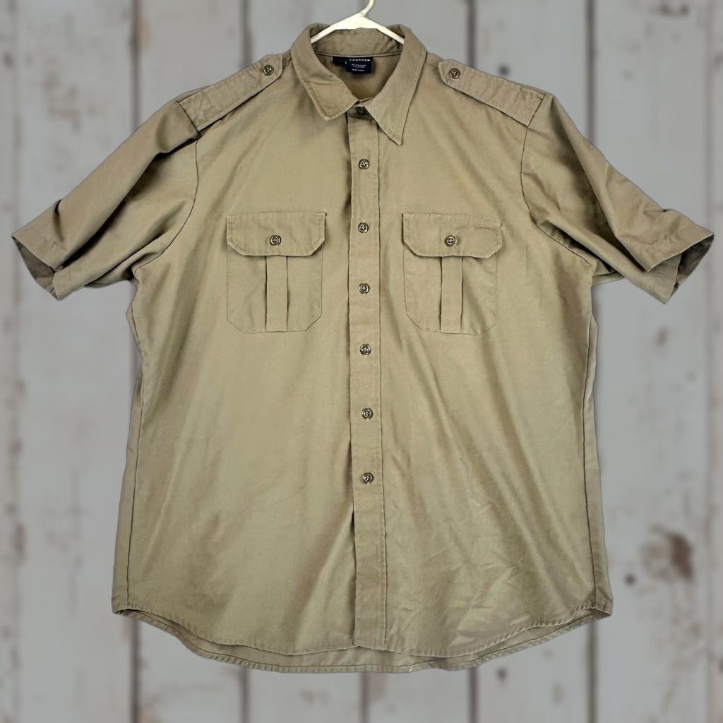 Propper Propper Tactical Shirt Mens XL Short Sleeve Button Up Military Uniform Pockets Size US XL / EU 56 / 4 - 1 Thumbnail