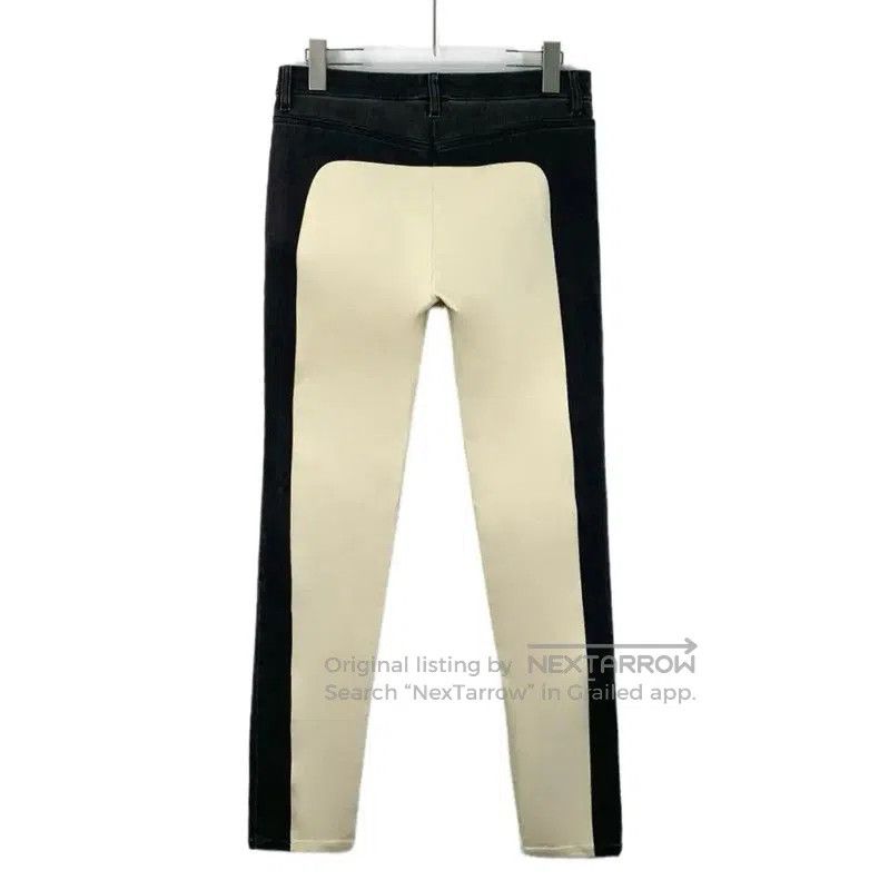 Chanel Chanel Color Block Cotton Women's Denim Pants . Size 23" - 2 Thumbnail