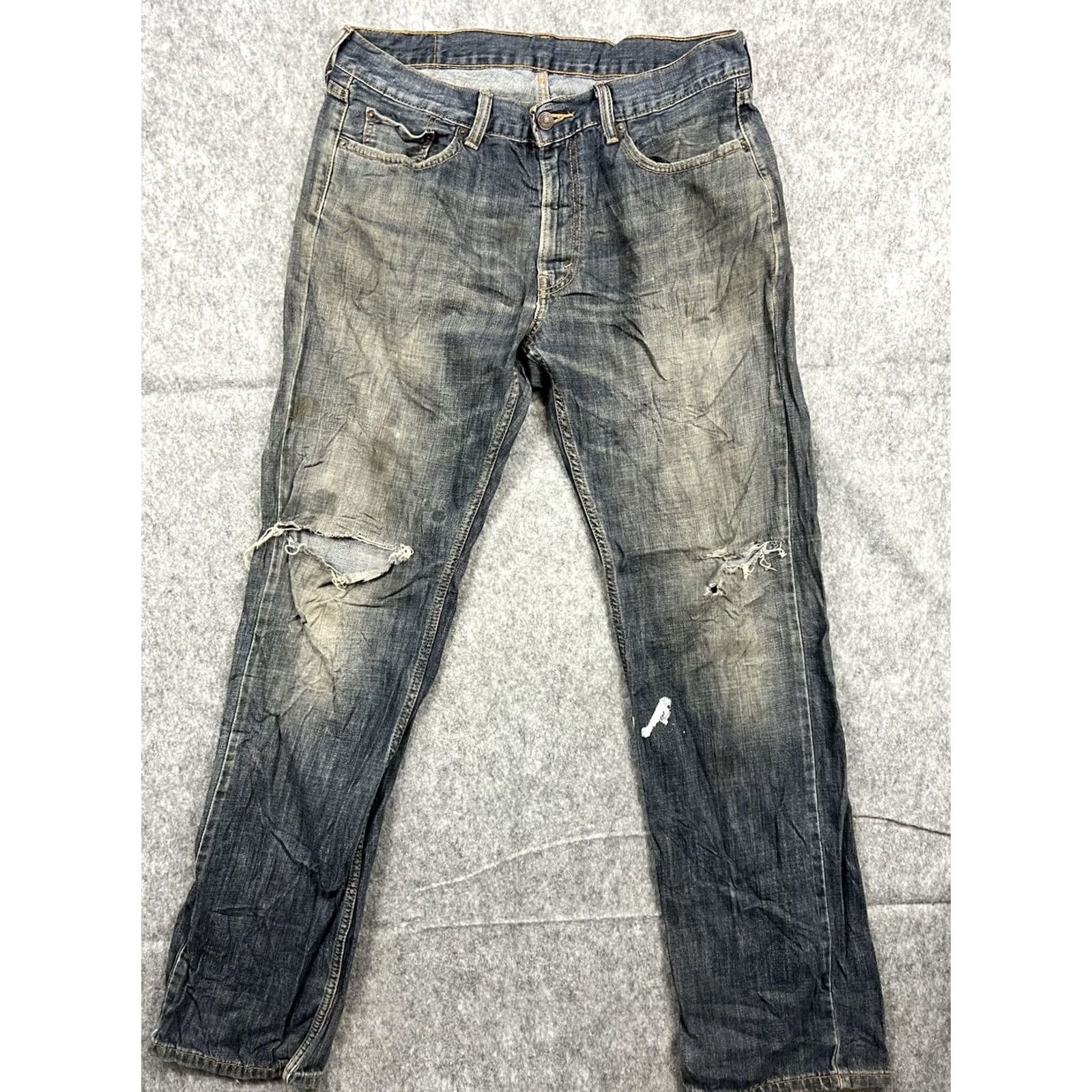 Levi's VINTAGE Levi's 559 Jeans Men's Regular Straight 34x34 Dark Denim 5-Pocket Modern American Mens Size US 34 / EU 50 - 2 Thumbnail