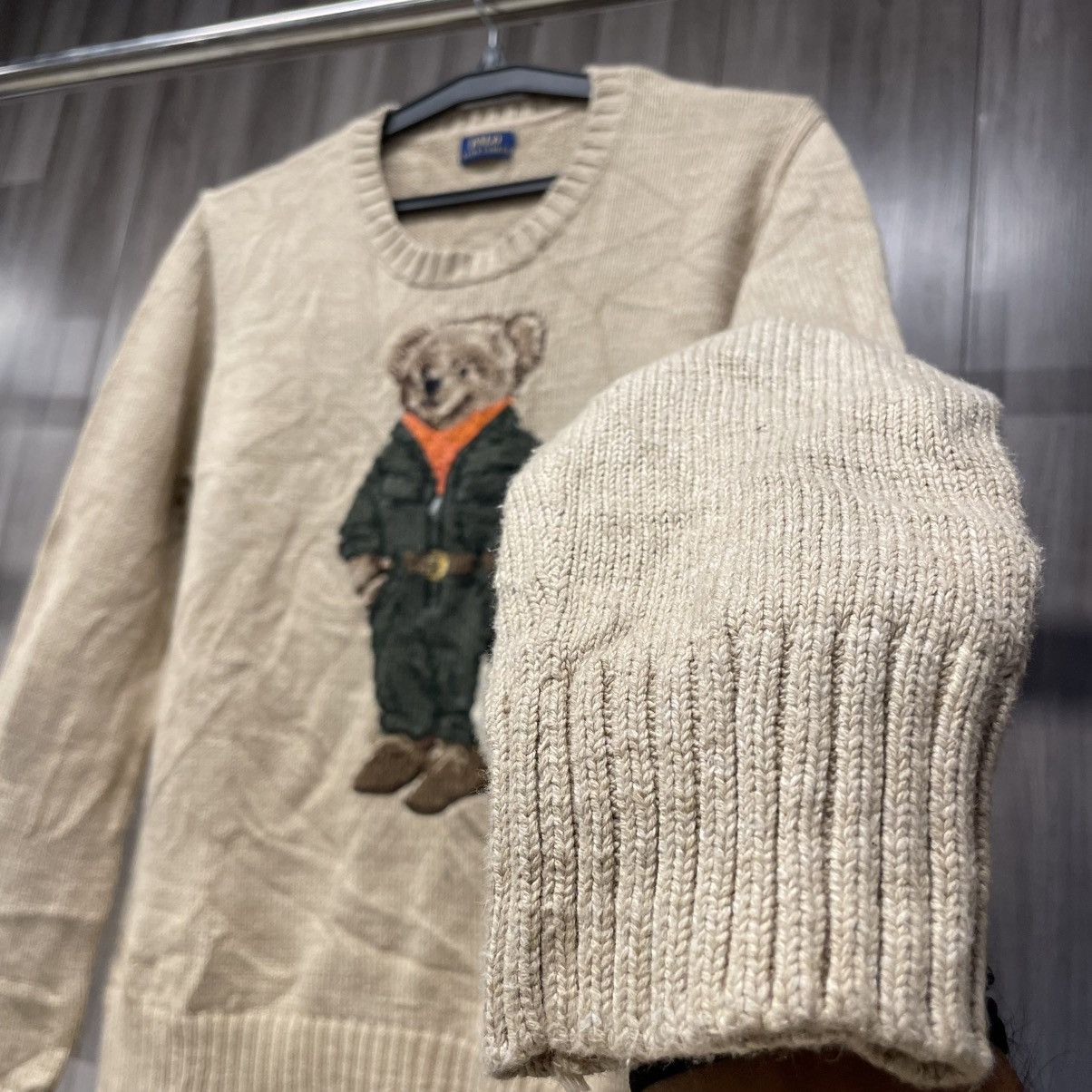 Polo Ralph Lauren Polo Ralph Lauren polo bear sweater Size US XL / EU 56 / 4 - 7 Thumbnail