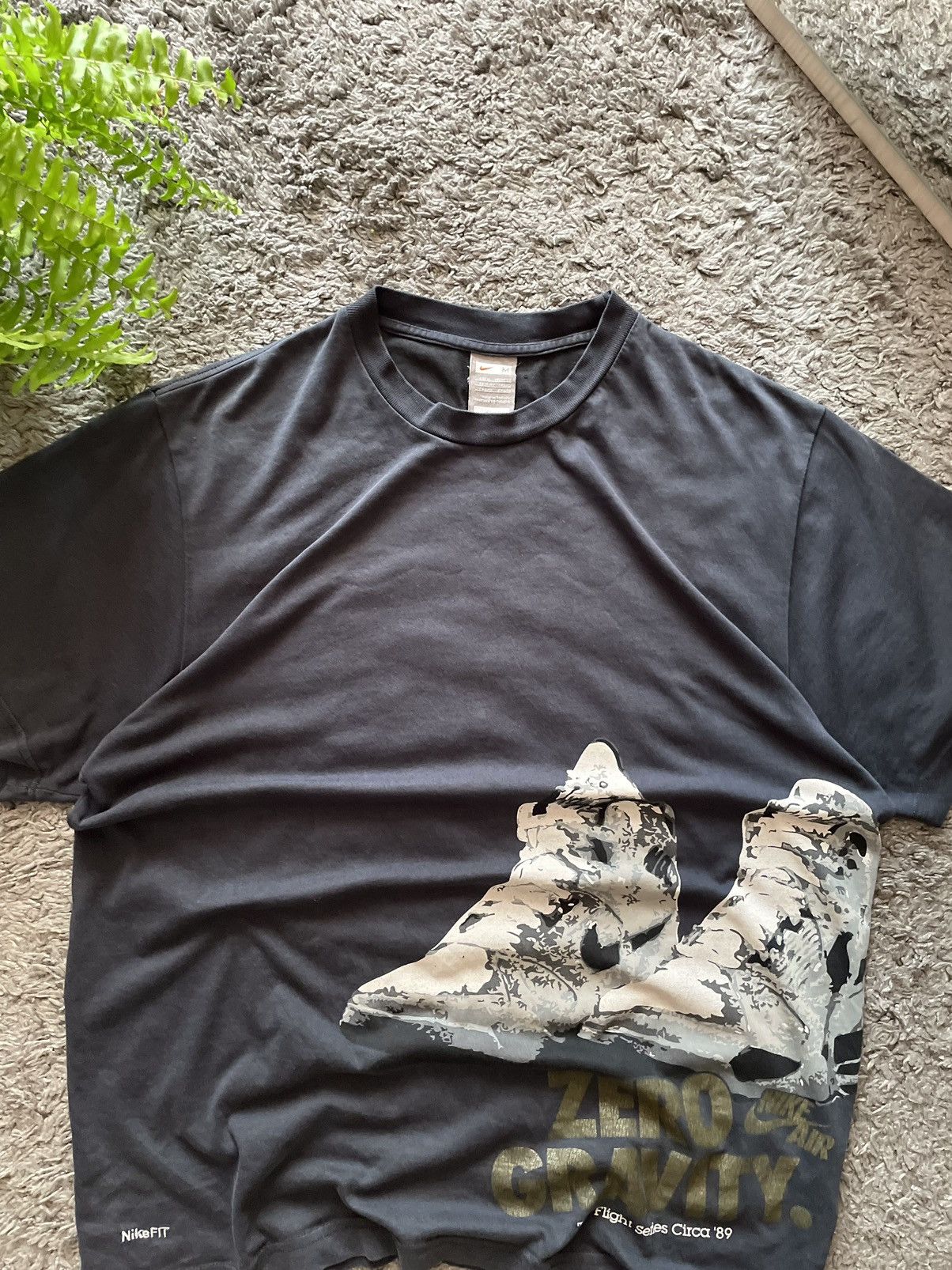 Nike × Vintage 00s Nike T-Shirt Streetwear Vintage Big Logo Swoosh Rare Size US L / EU 52-54 / 3 - 7 Thumbnail