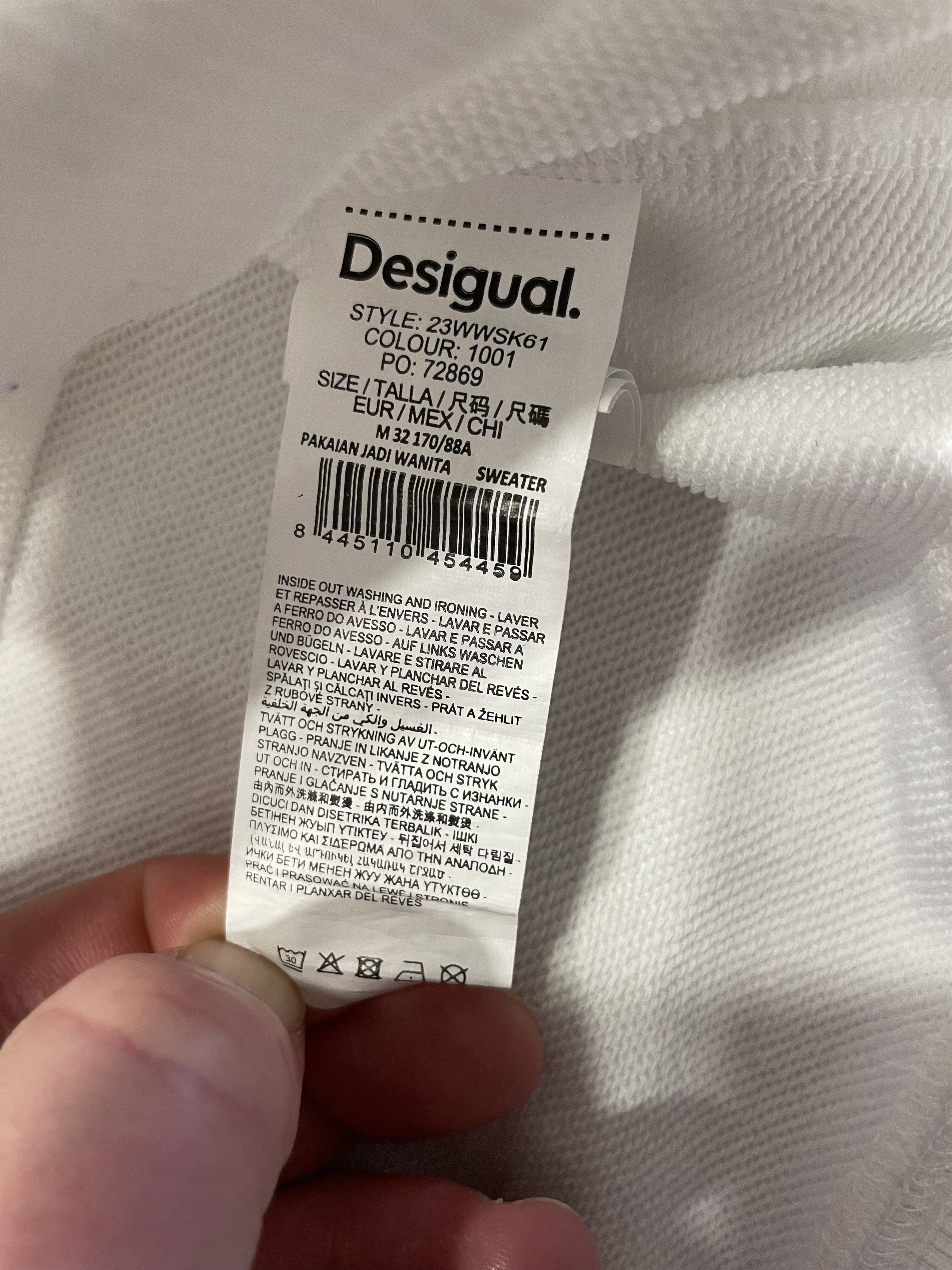 Desigual Desigual Arty Mickey Mouse Sweatshirt "Raw" Size M / US 6-8 / IT 42-44 - 7 Thumbnail