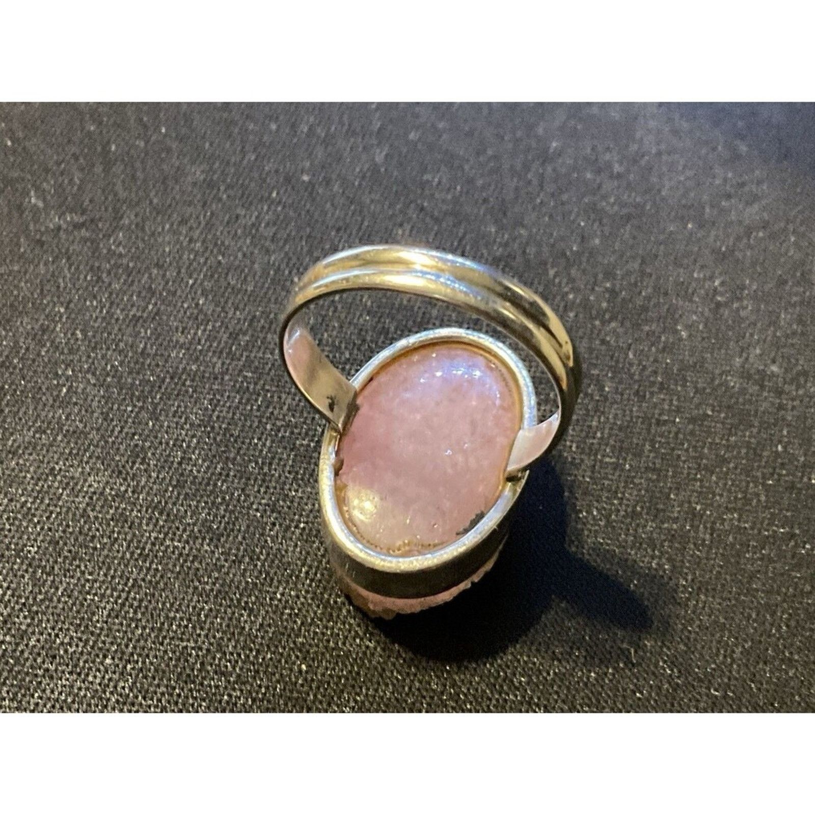 Other Amethyst Pink Druzy 925 Sterling Size 8.25 Ring Size ONE SIZE - 3 Thumbnail