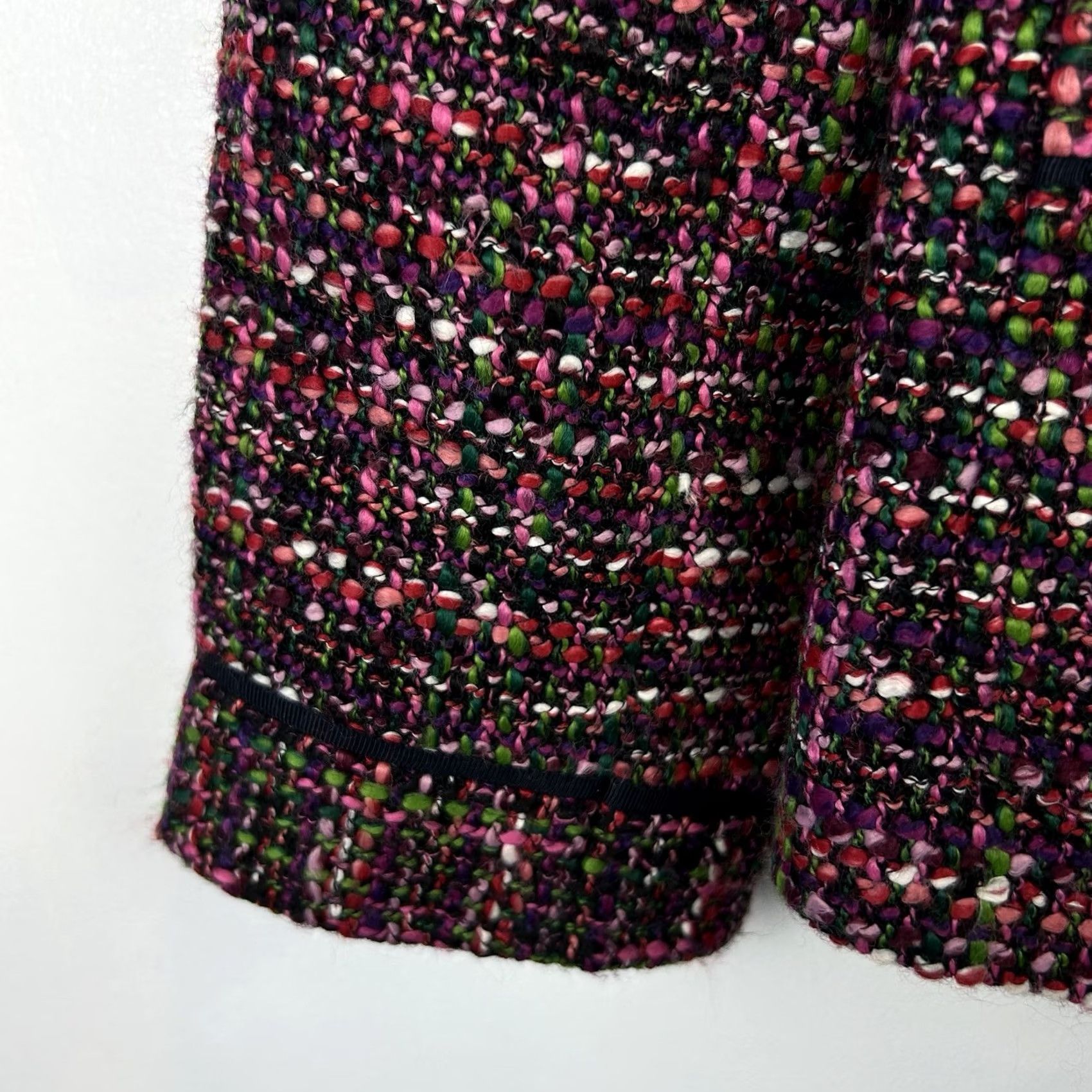 Talbots Talbots Tweed Jacket Womens Size 10 Multicolor Blazer Textured Pockets Buttons Preppy Size L / US 10 / IT 46 - 7 Thumbnail