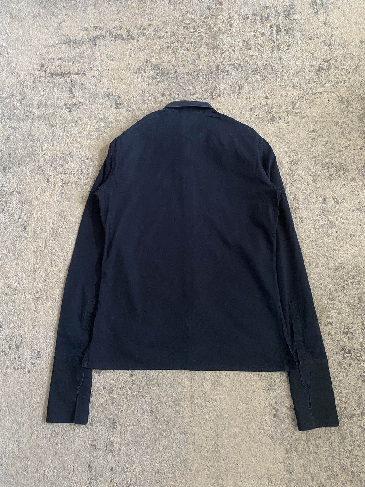 Dior × Hedi Slimane Dior Homme - AW02 "Reflexion" Cotton Dress Shirt Size US M / EU 48-50 / 2 - 4 Thumbnail