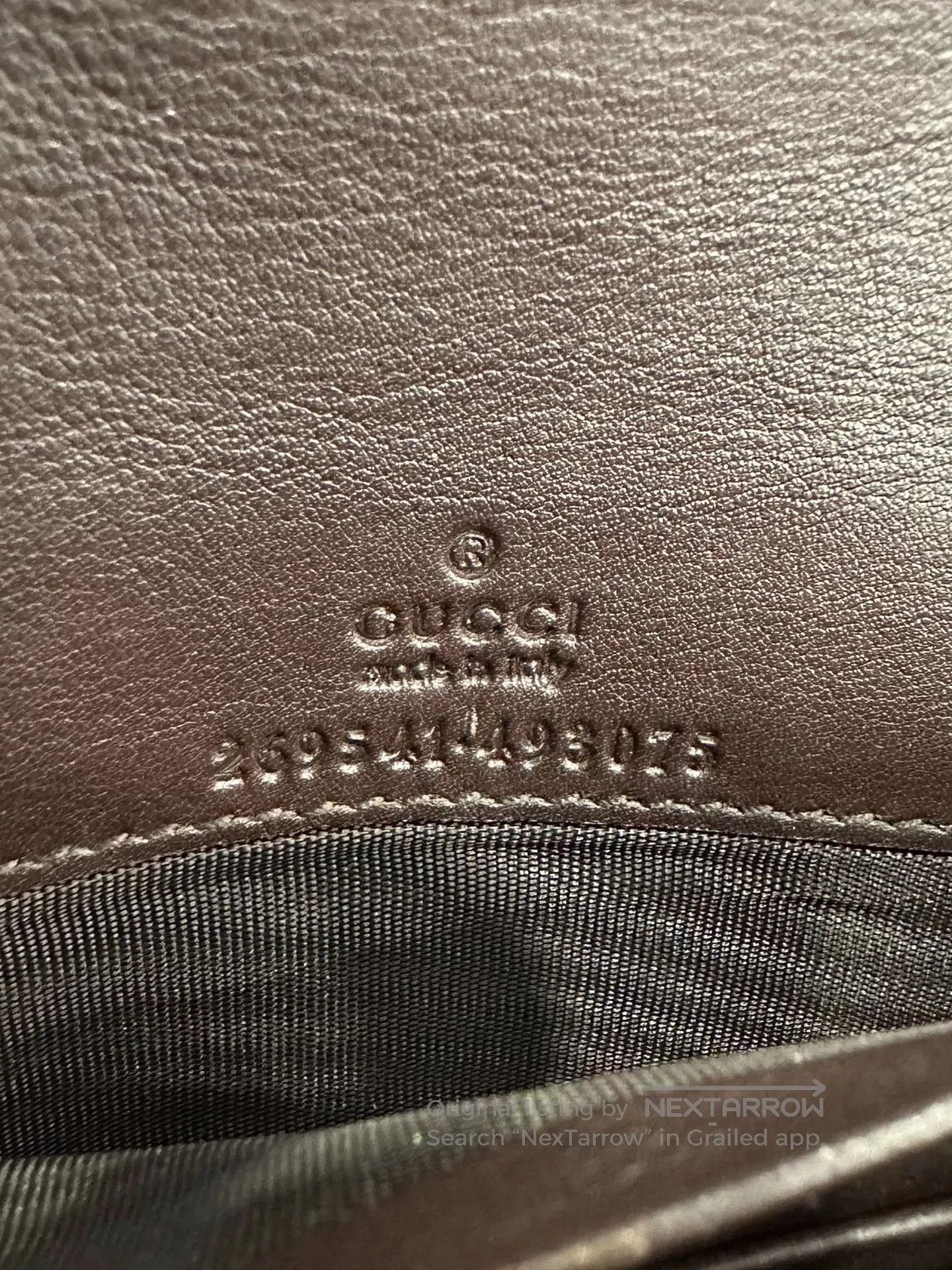 Japanese Brand Gucci Brown Double G Logo WOC Chain Bag 19cm. Size ONE SIZE - 8 Thumbnail