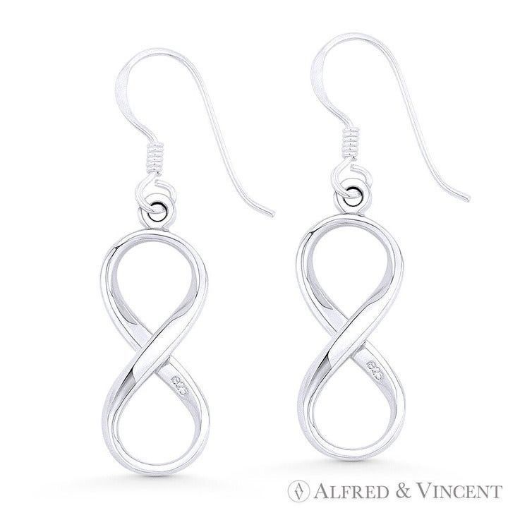 Other Infinity Symbol / Figure 8 Charm Dangling Hook Earrings Size ONE SIZE - 1 Preview