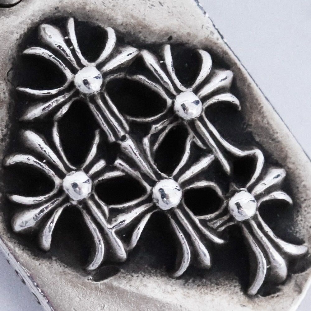 Chrome Hearts Old Chrome Hearts Cemetery raised Dog Tag necklace Size ONE SIZE - 4 Thumbnail